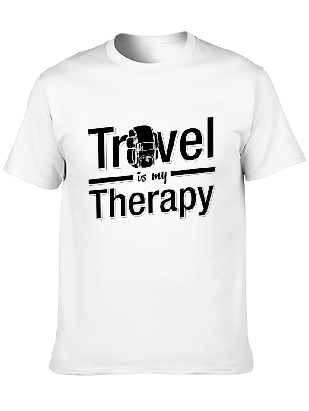 Travel is My Therapy Graphic T-Shirt