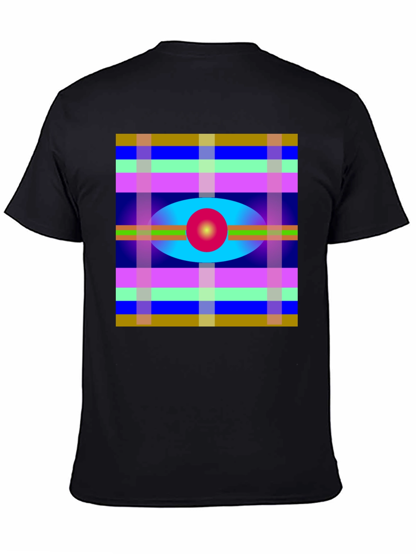 Abstract Pattern Graphic Tee - Stylish Design