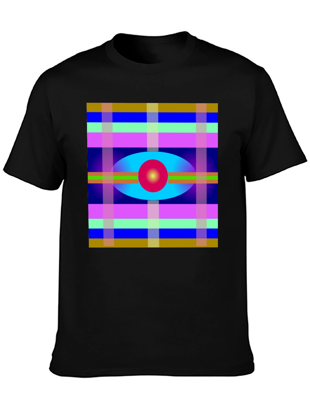 Abstract Pattern Graphic Tee - Stylish Design