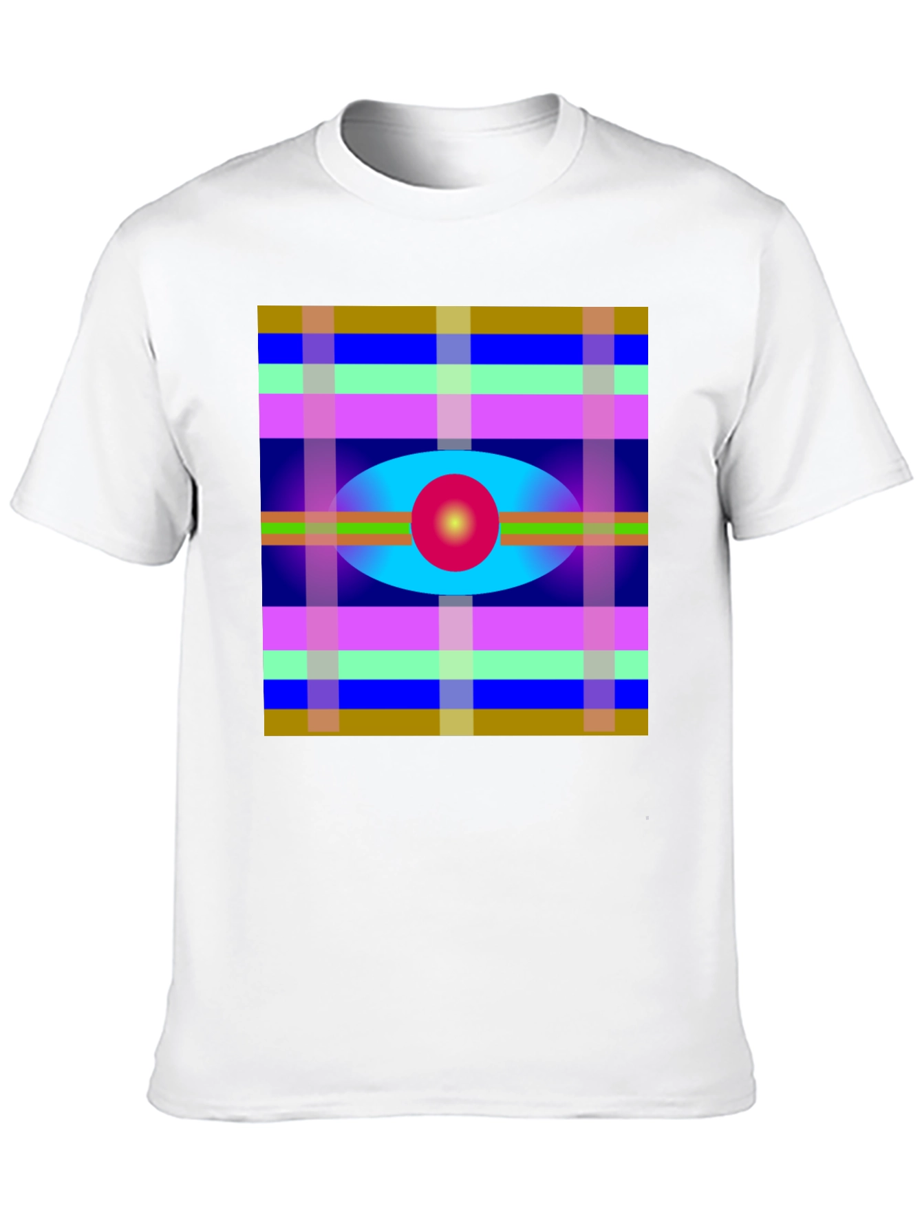 Abstract Pattern Graphic Tee - Stylish Design