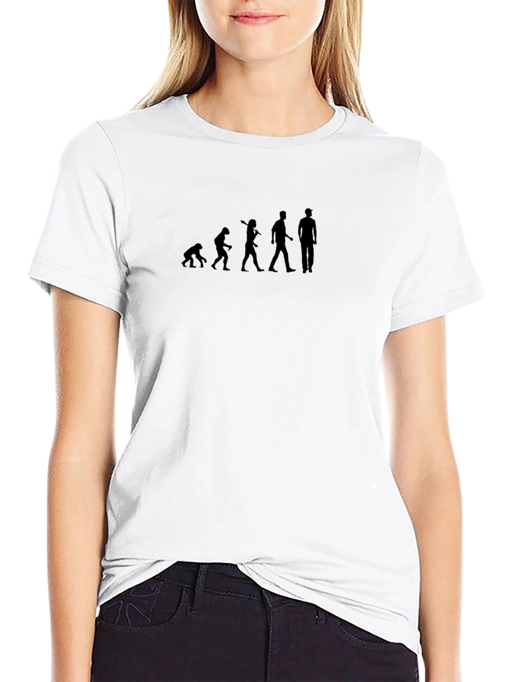 Evolution Graphic Tee - Black Cotton Blend
