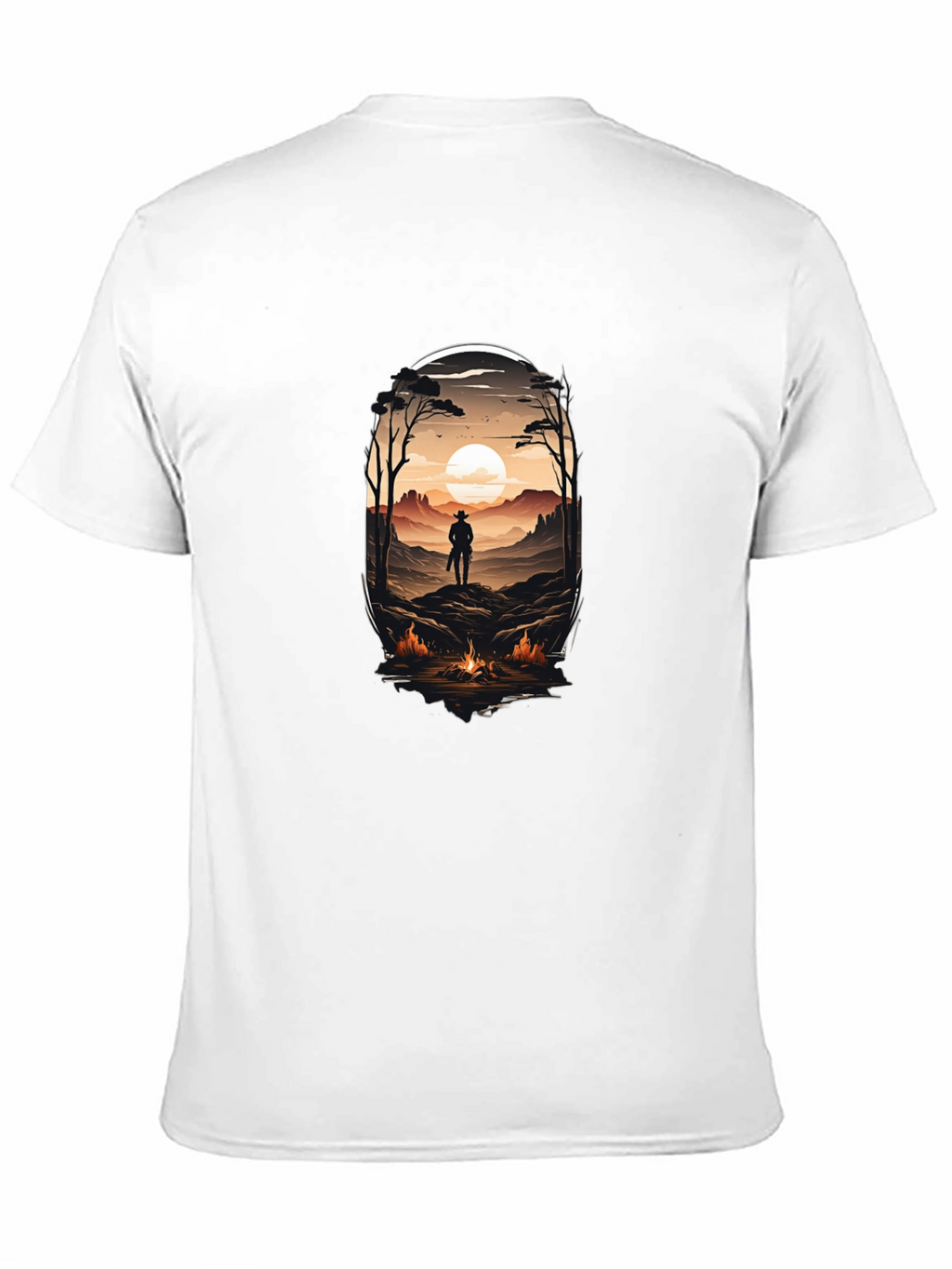 Western Landscape Graphic T-Shirt