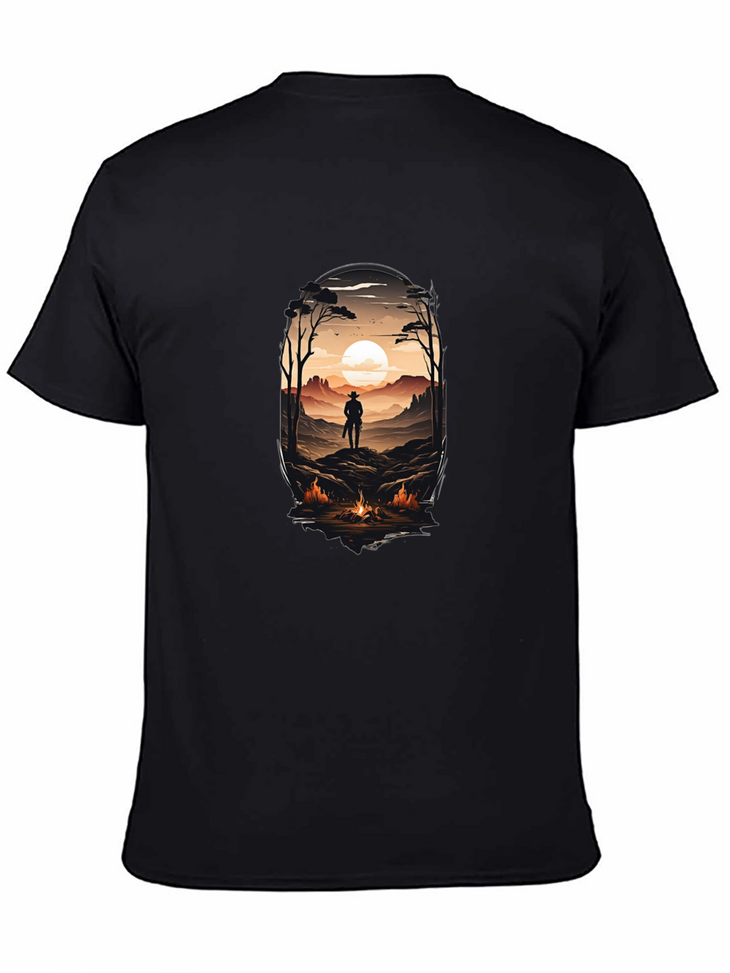 Western Landscape Graphic T-Shirt