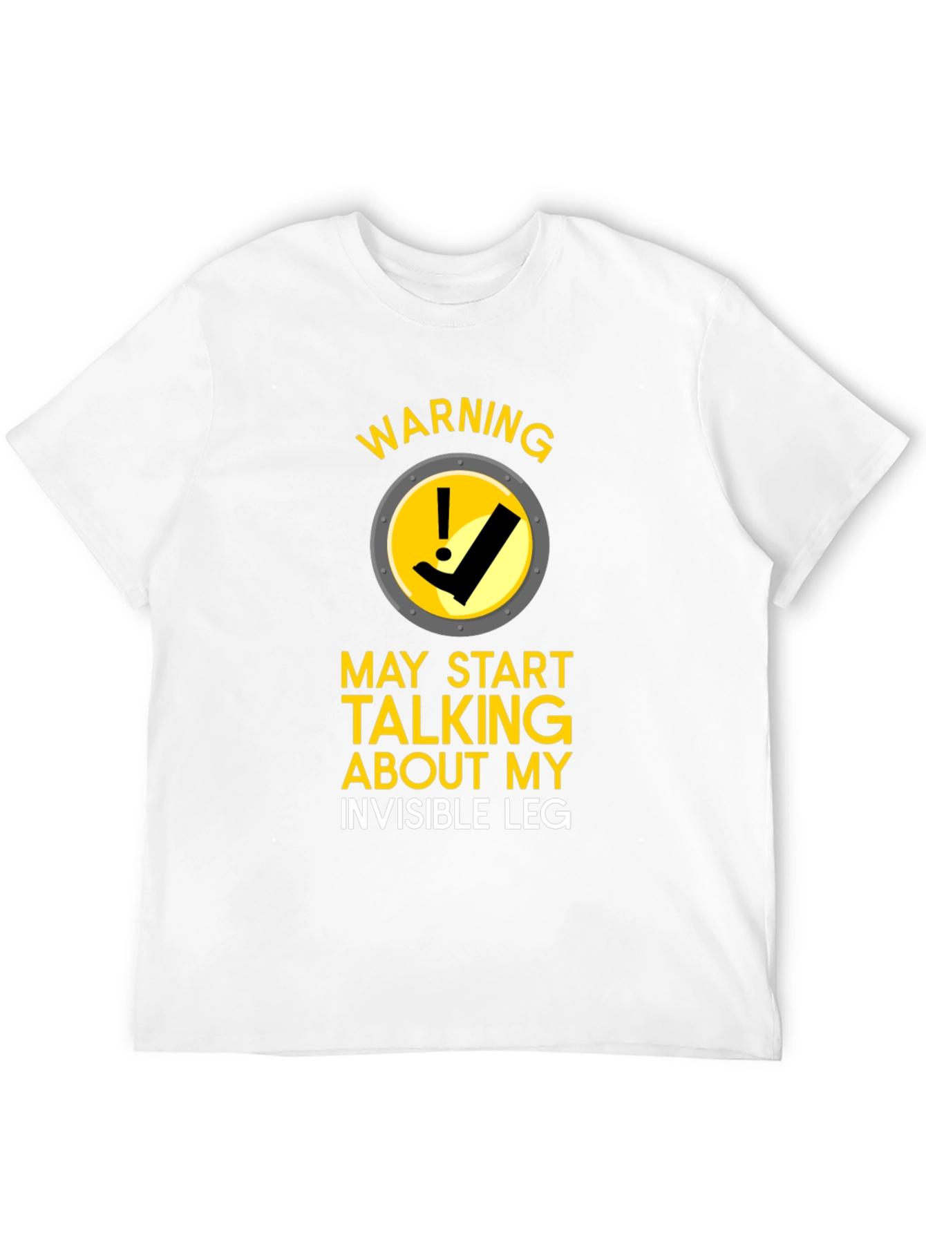 Warning Invisible Leg T-Shirt