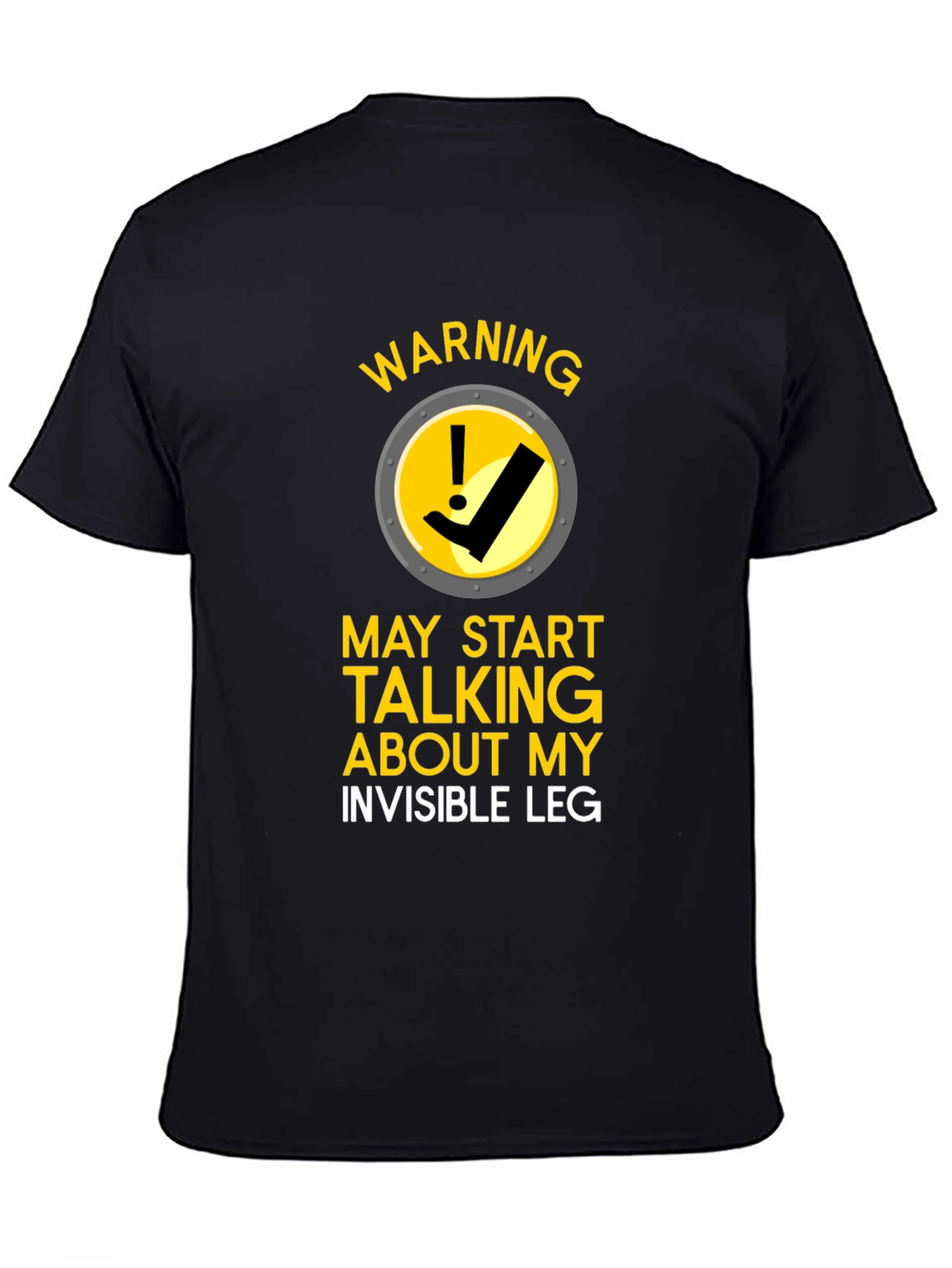 Warning Invisible Leg T-Shirt