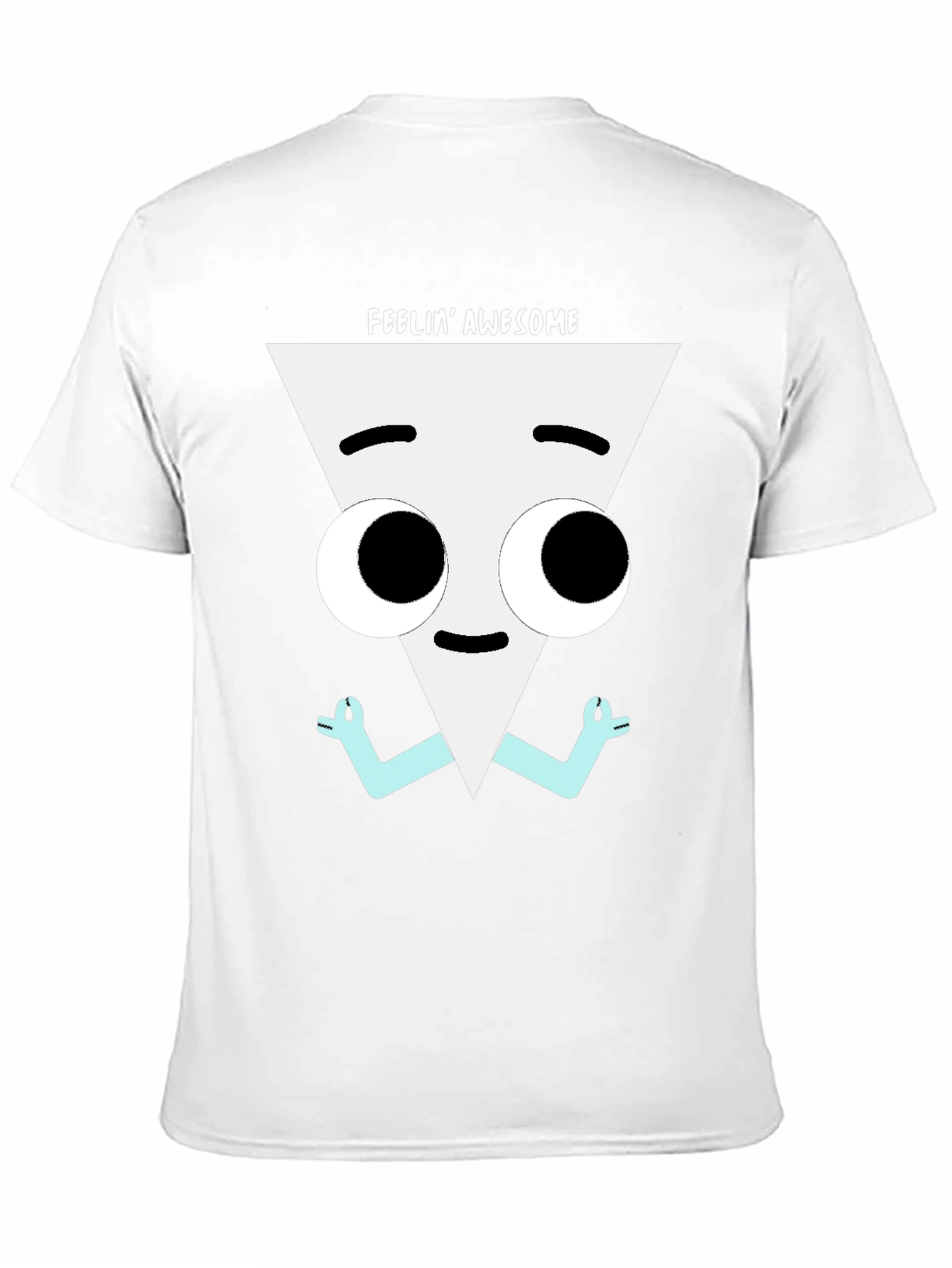 Feelin Awesome Graphic Tee - Meditating Triangle