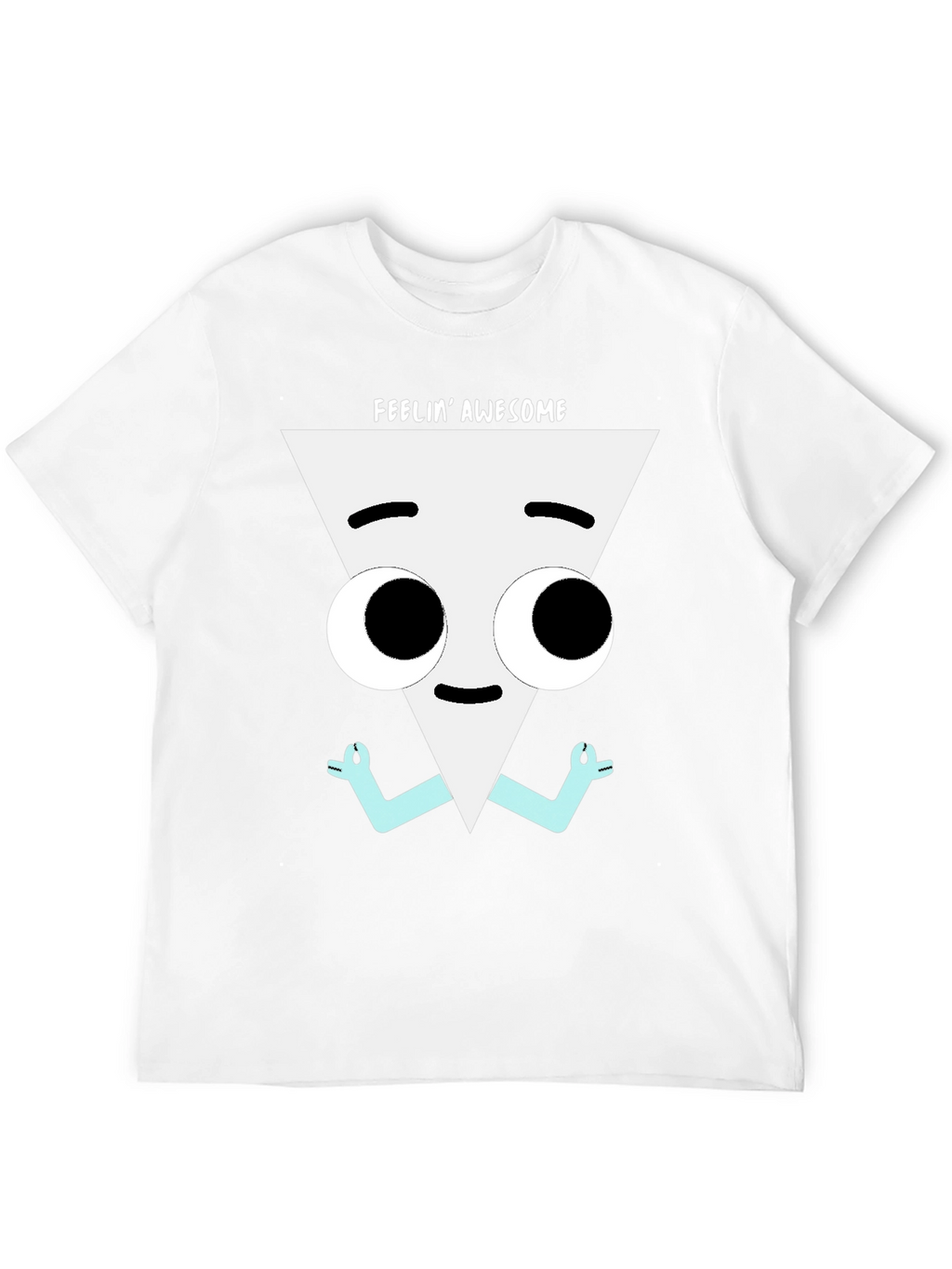 Feelin Awesome Graphic Tee - Meditating Triangle