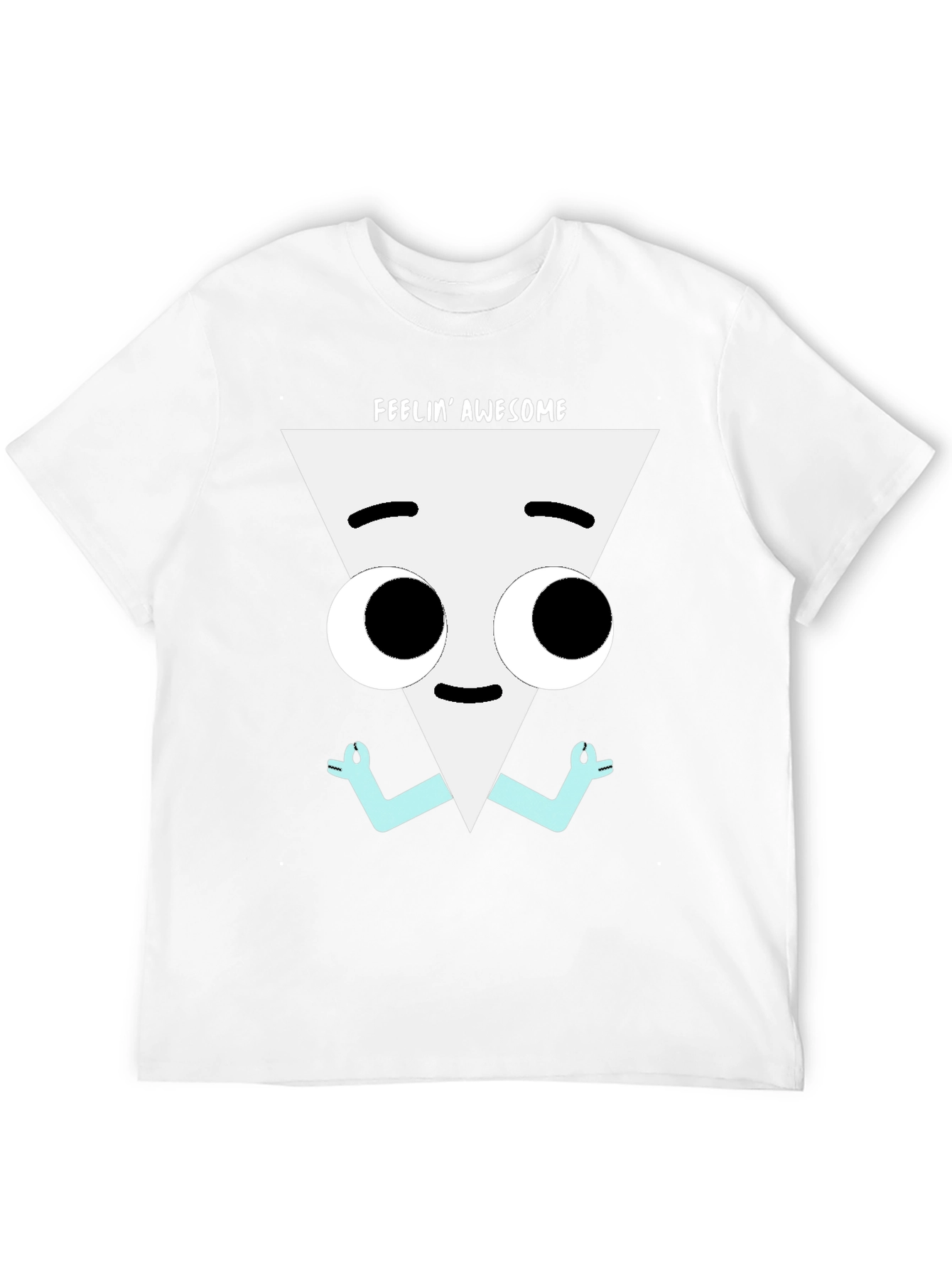 Feelin Awesome Graphic Tee - Meditating Triangle
