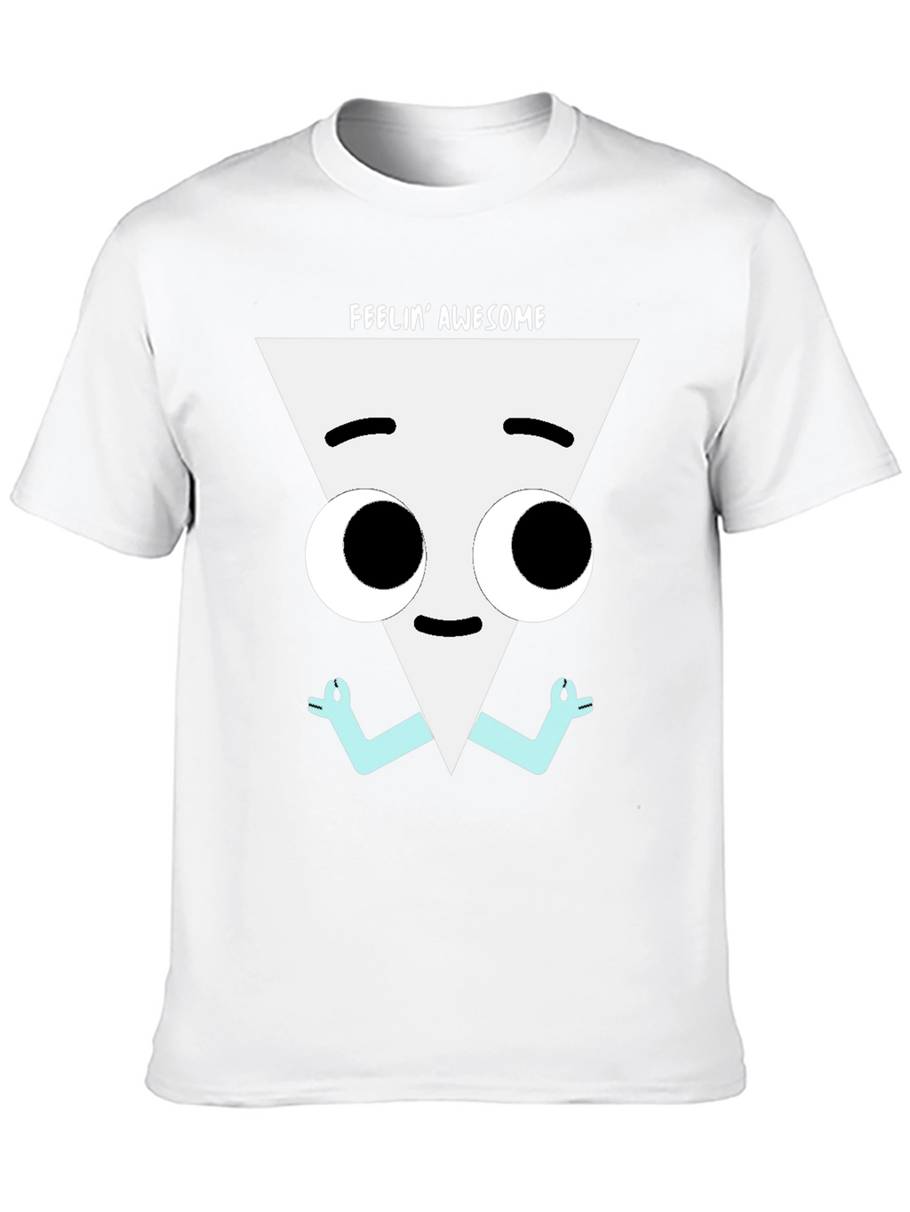 Feelin Awesome Graphic Tee - Meditating Triangle