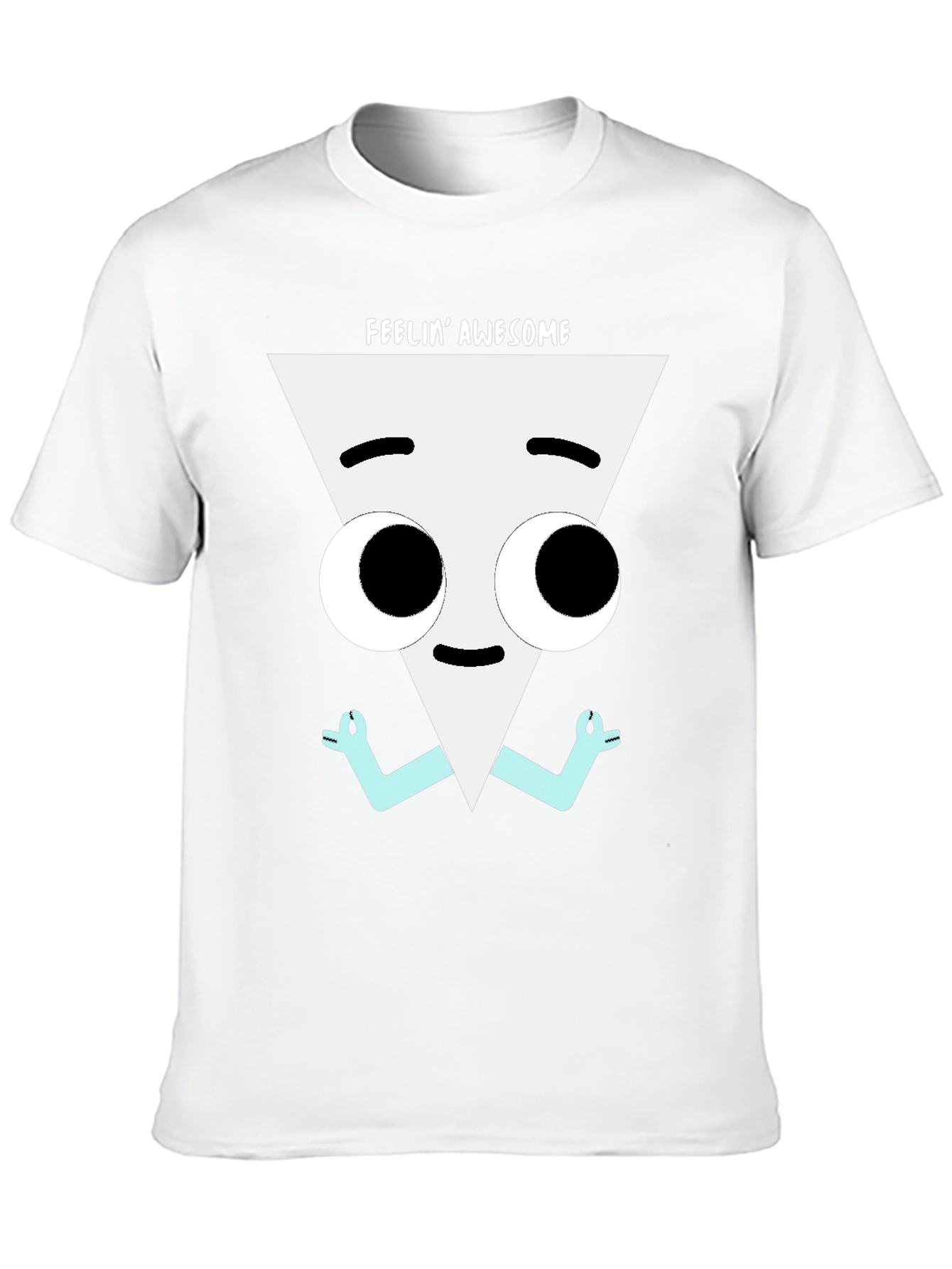 Feelin Awesome Graphic Tee - Meditating Triangle