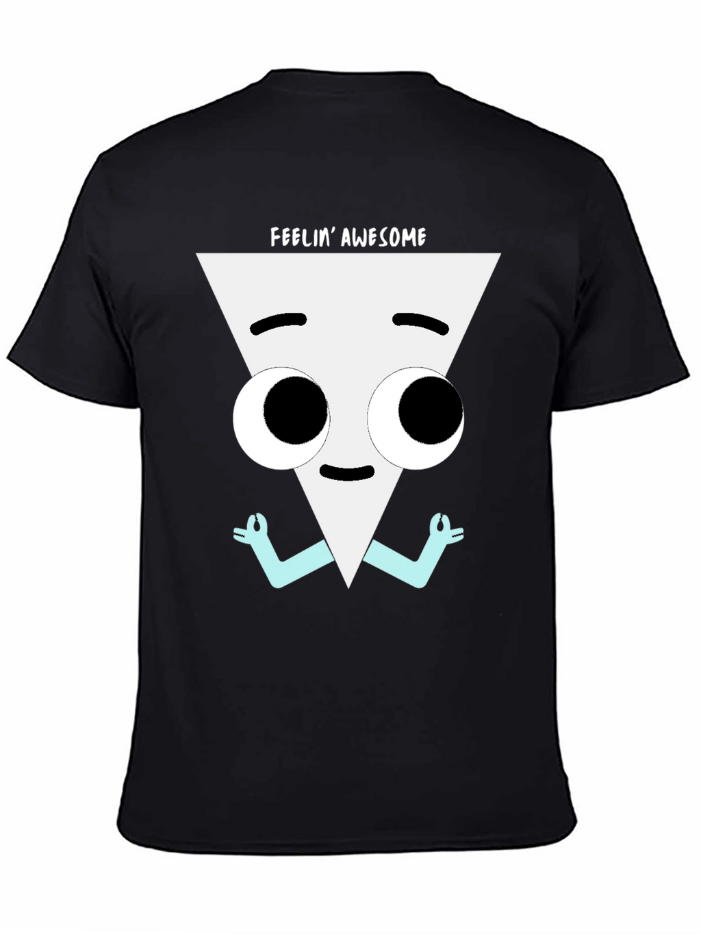 Feelin Awesome Graphic Tee - Meditating Triangle
