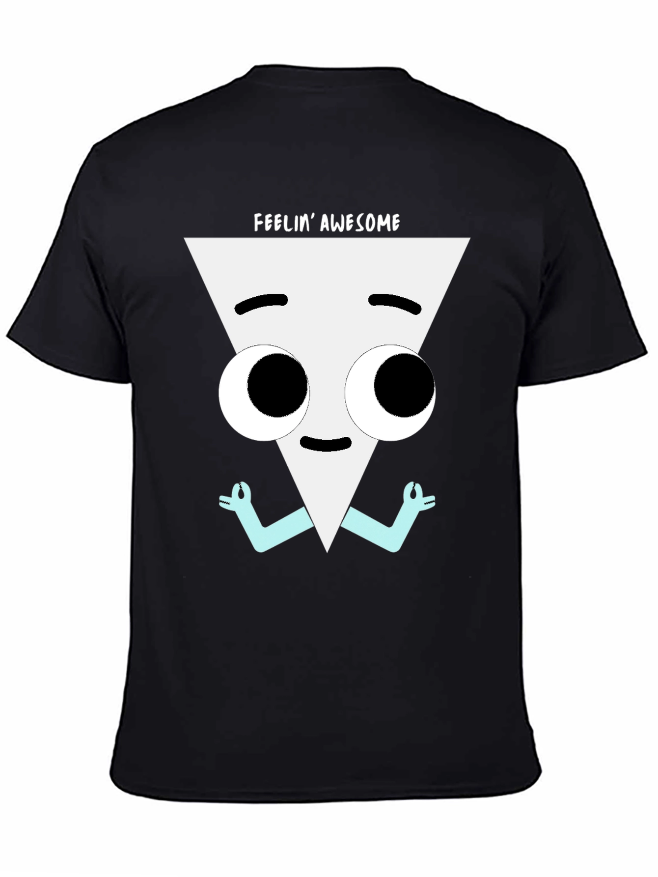 Feelin Awesome Graphic Tee - Meditating Triangle