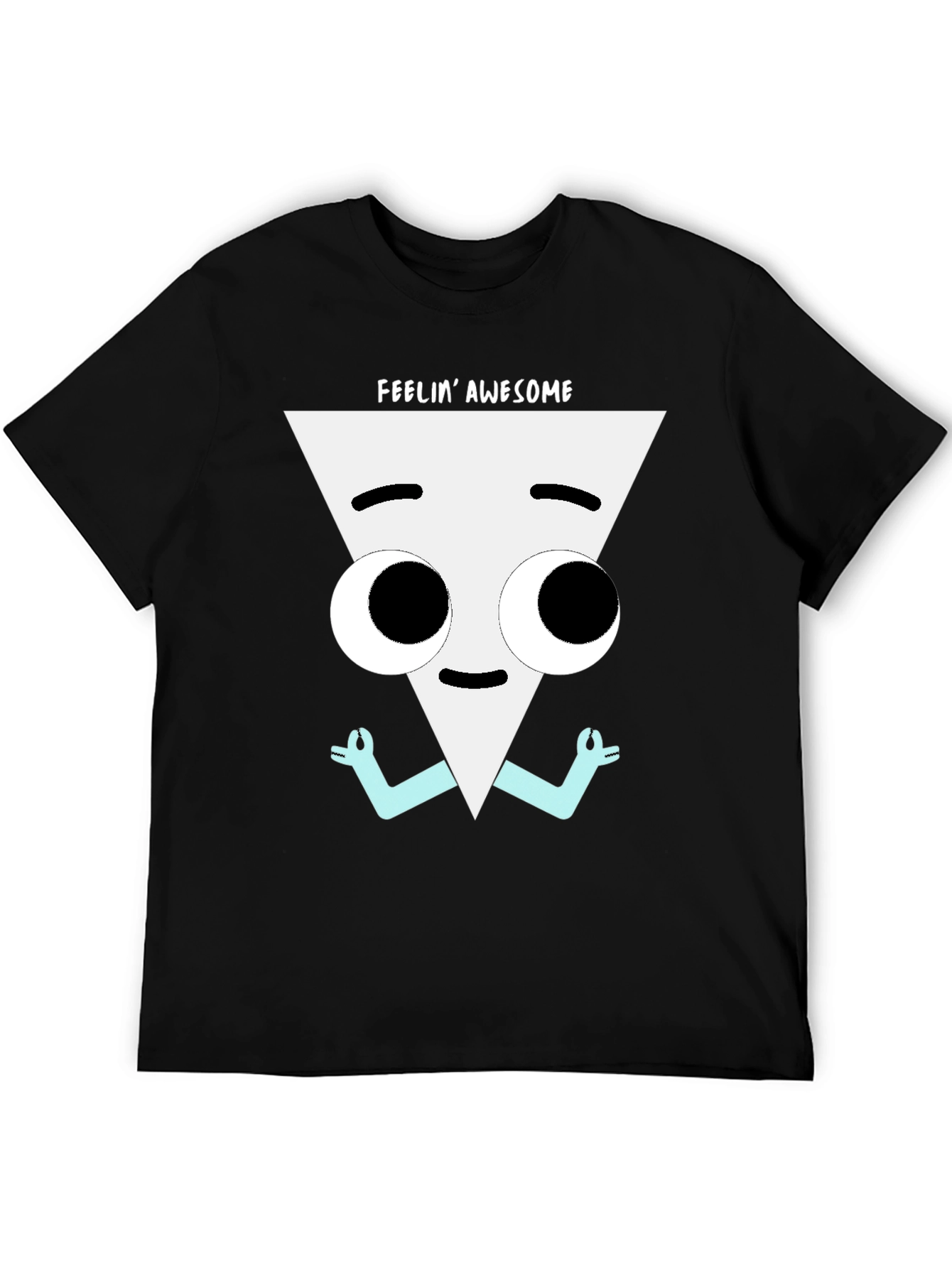 Feelin Awesome Graphic Tee - Meditating Triangle