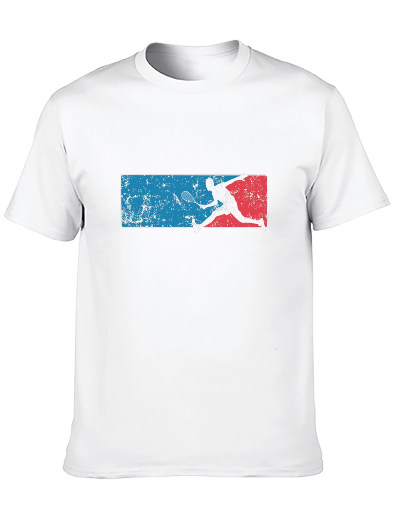 Badminton Player Graphic Tee - Black