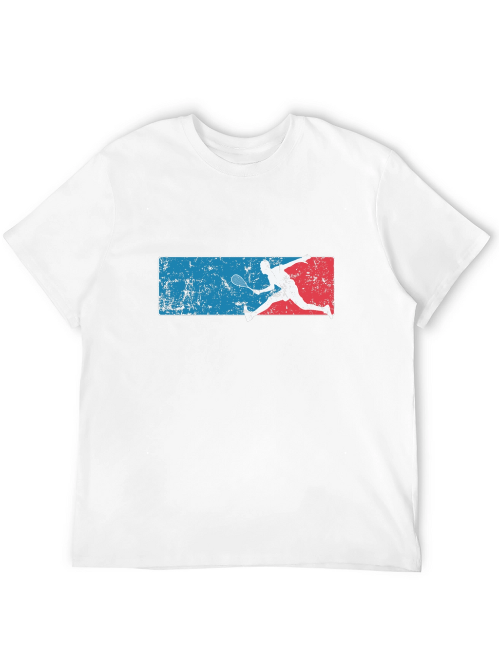 Badminton Player Graphic Tee - Black