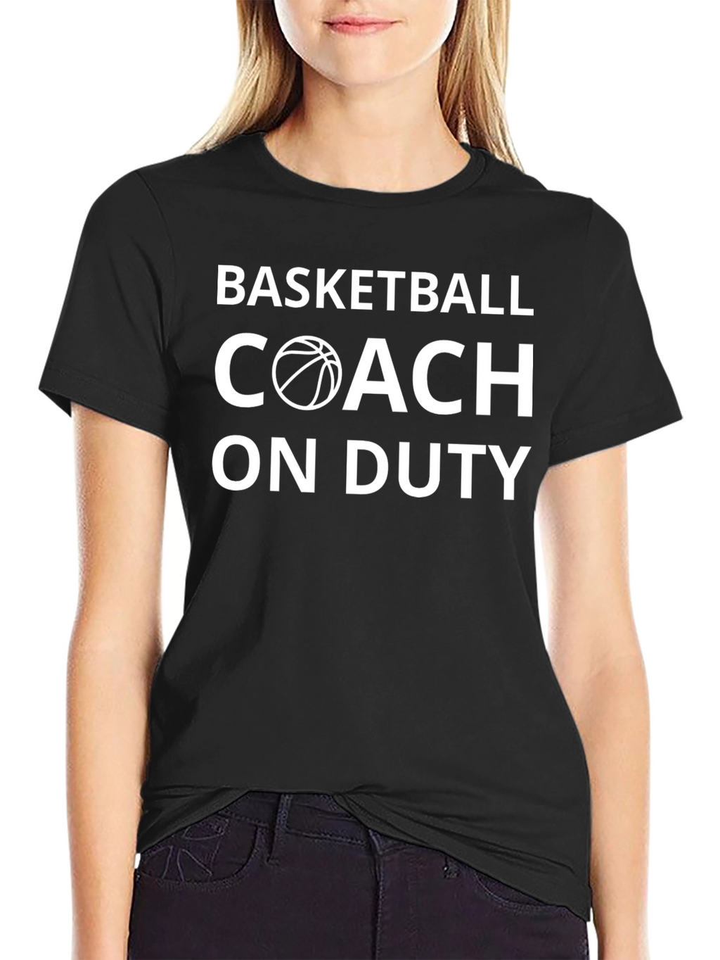 Basketball Coach On Duty Graphic T-Shirt