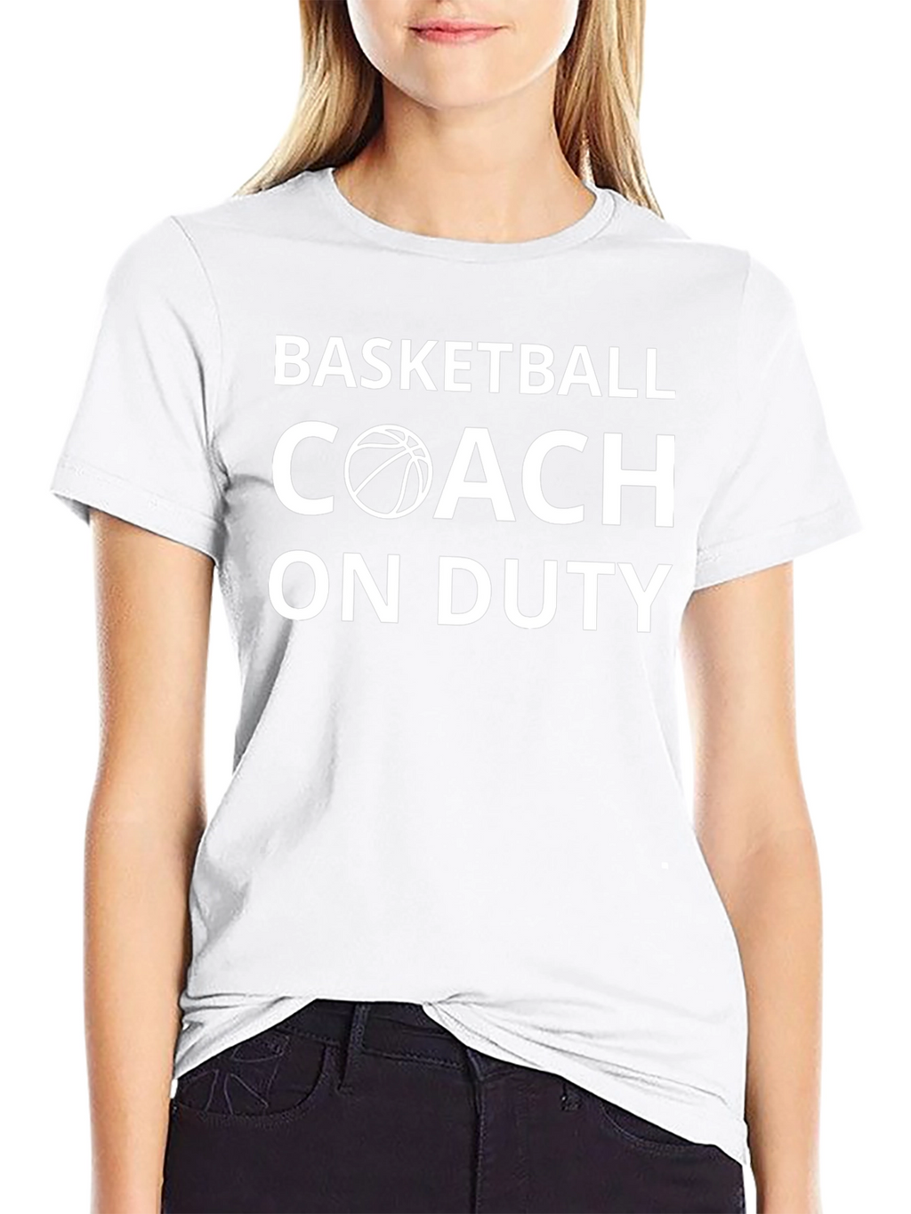 Basketball Coach On Duty Graphic T-Shirt