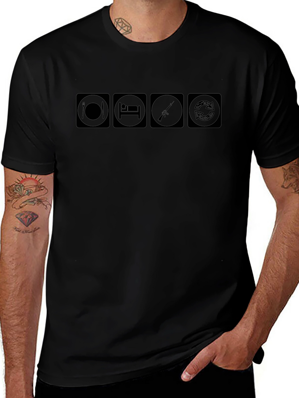 Eat Sleep Shoot Repeat T-Shirt