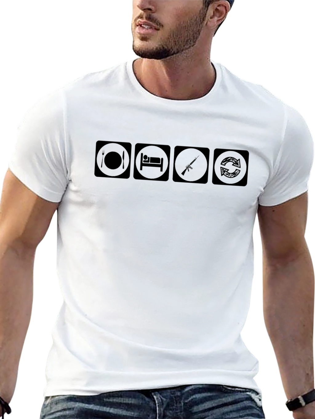 Eat Sleep Shoot Repeat T-Shirt