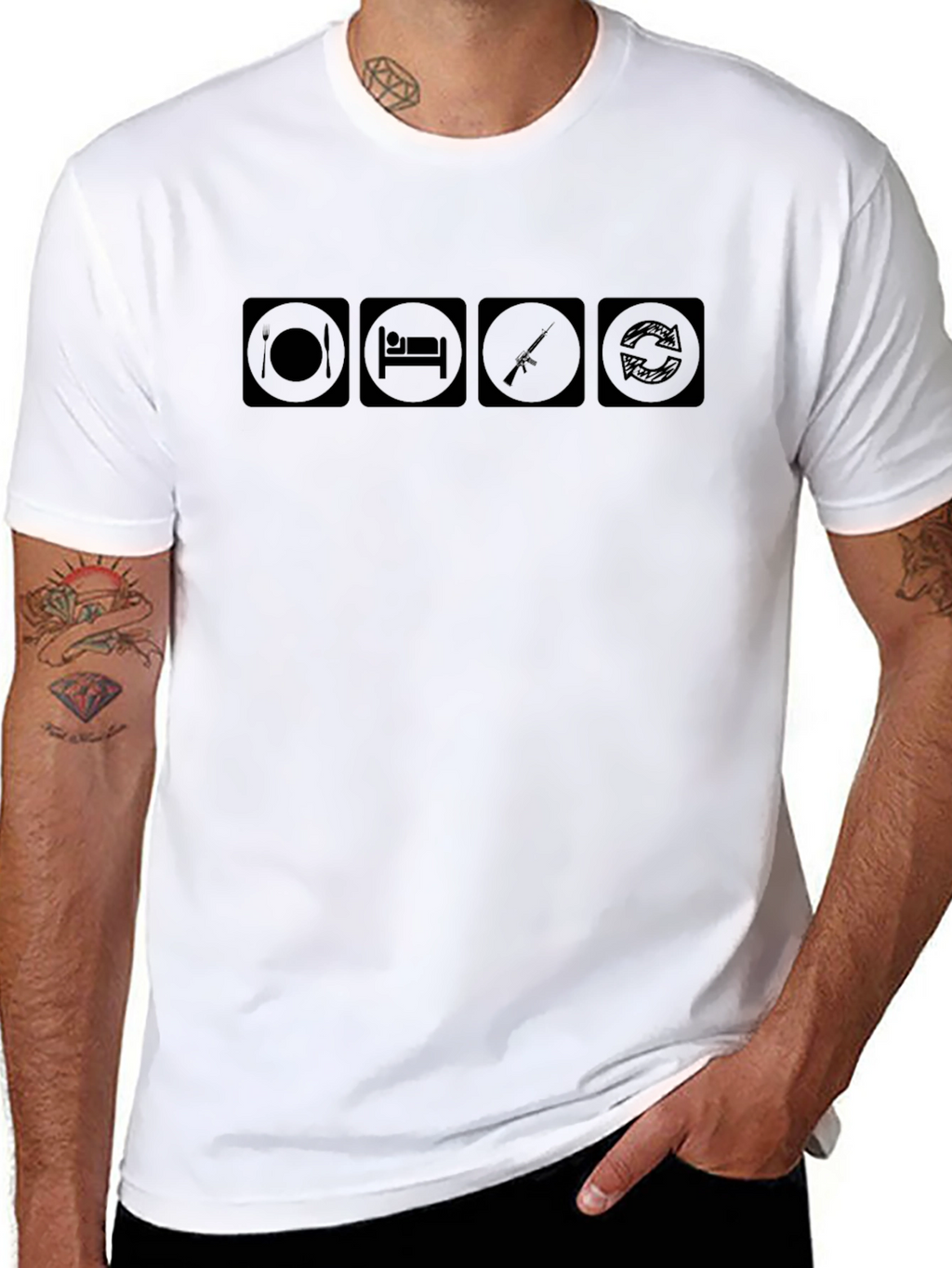 Eat Sleep Shoot Repeat T-Shirt