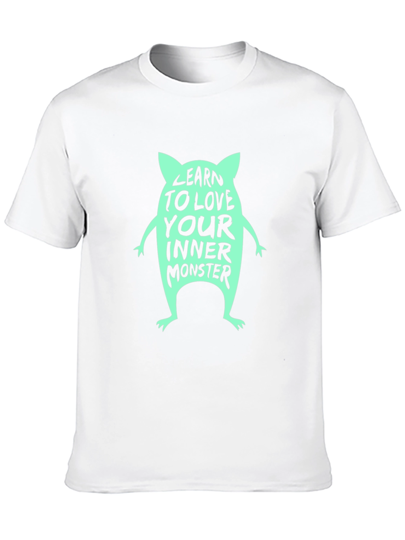 Learn to Love Your Inner Monster Black T-Shirt