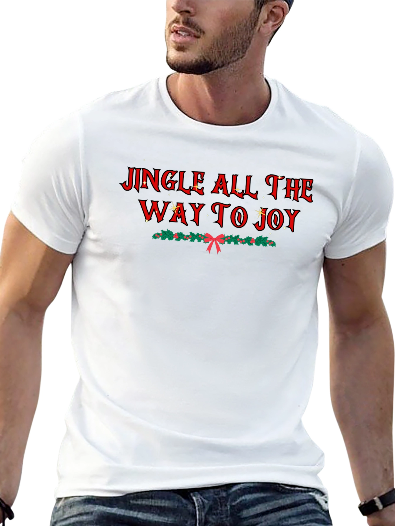 Jingle All the Way T-Shirt - Holiday Cheer
