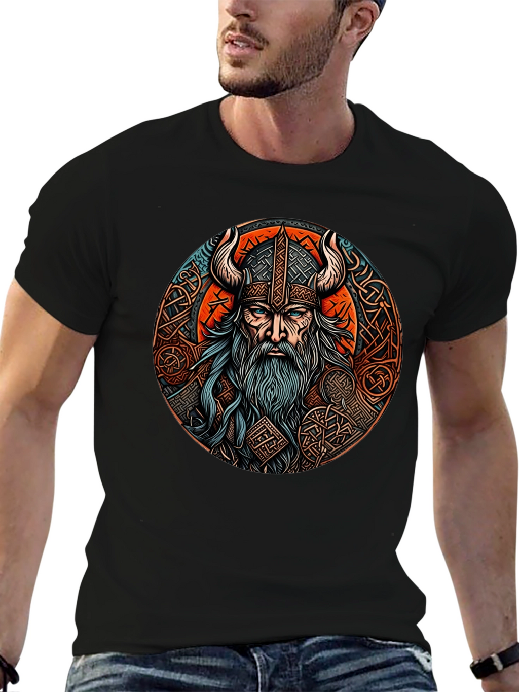 Viking Graphic Tee - Norse Mythology T-Shirt