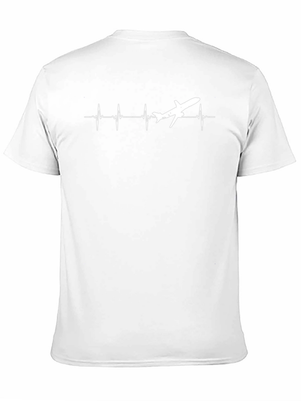Airplane Heartbeat T-Shirt - Aviation Enthusiast Tee