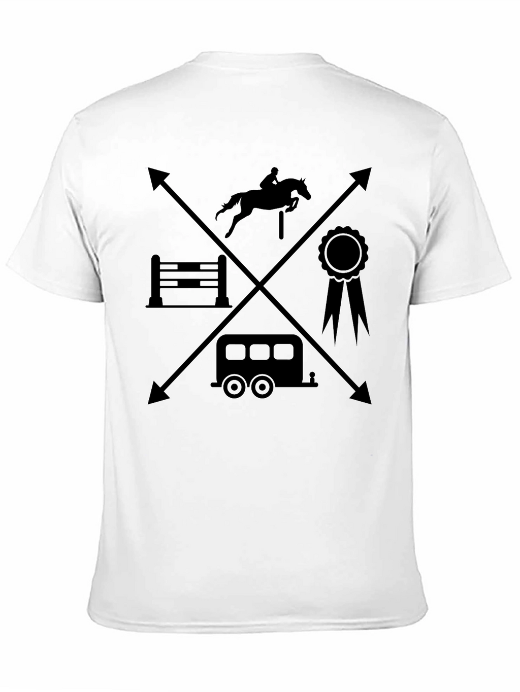 Equestrian T-Shirt - Horseback Riding Design