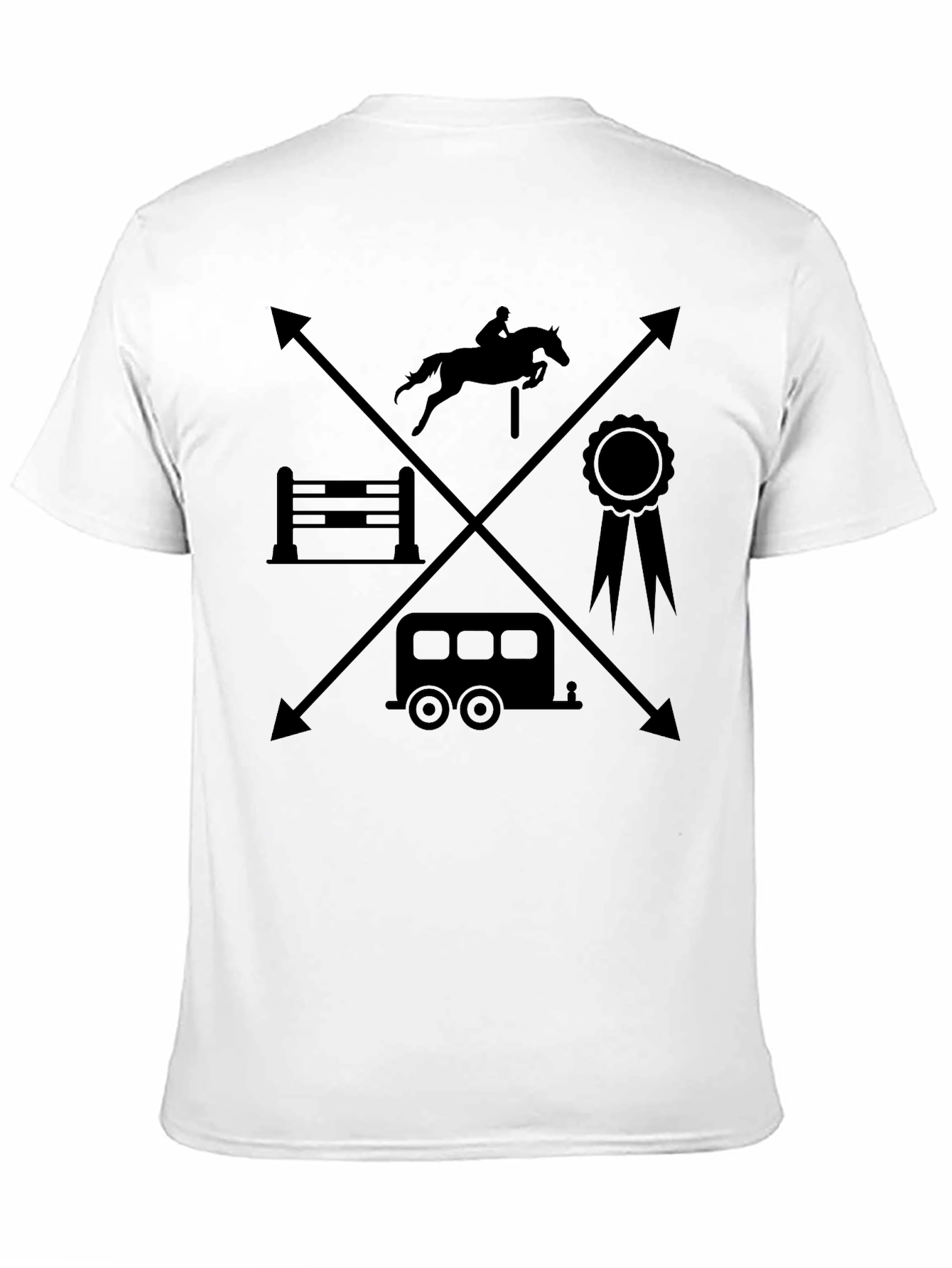 Equestrian T-Shirt - Horseback Riding Design