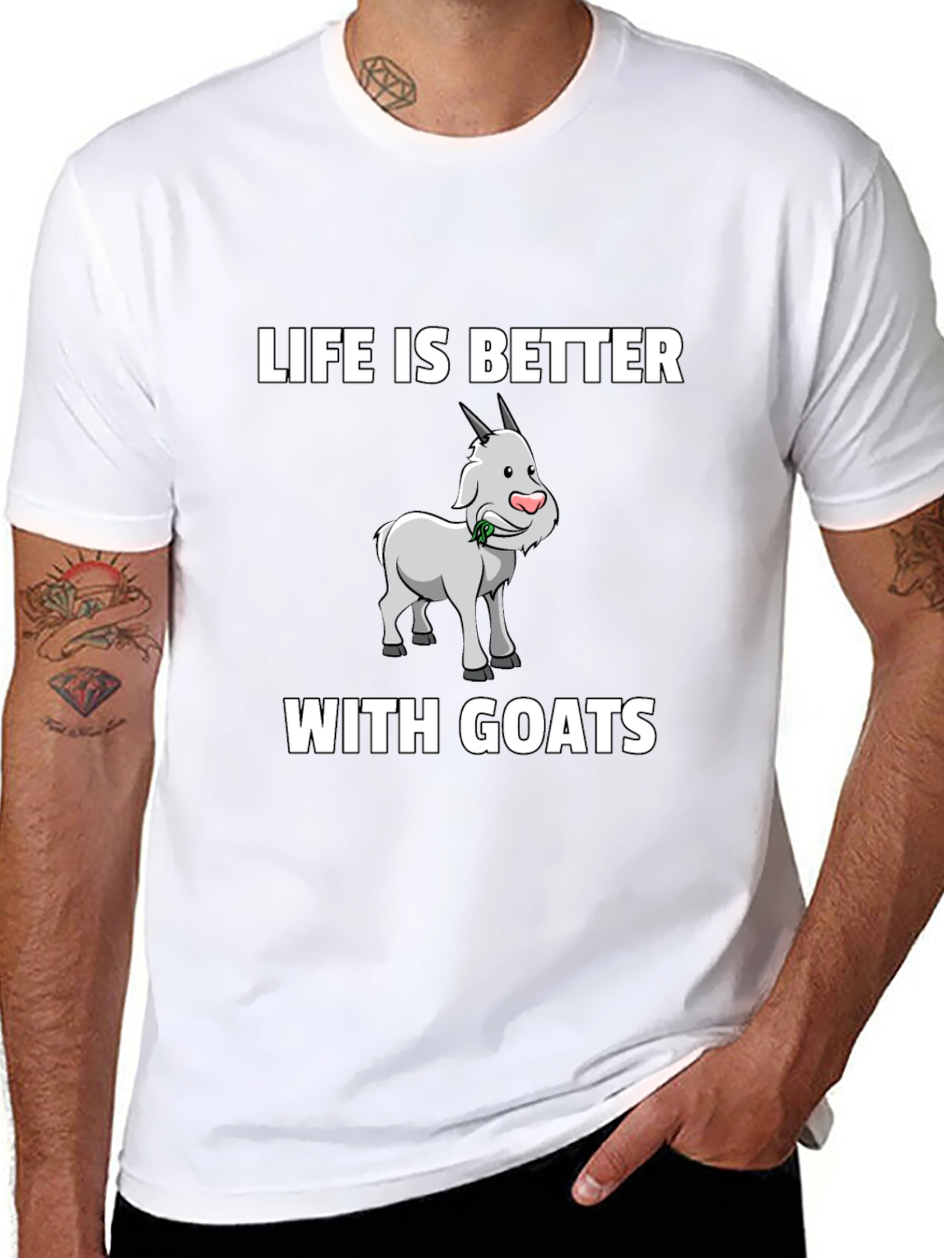 Life is Better with Goats T-Shirt
