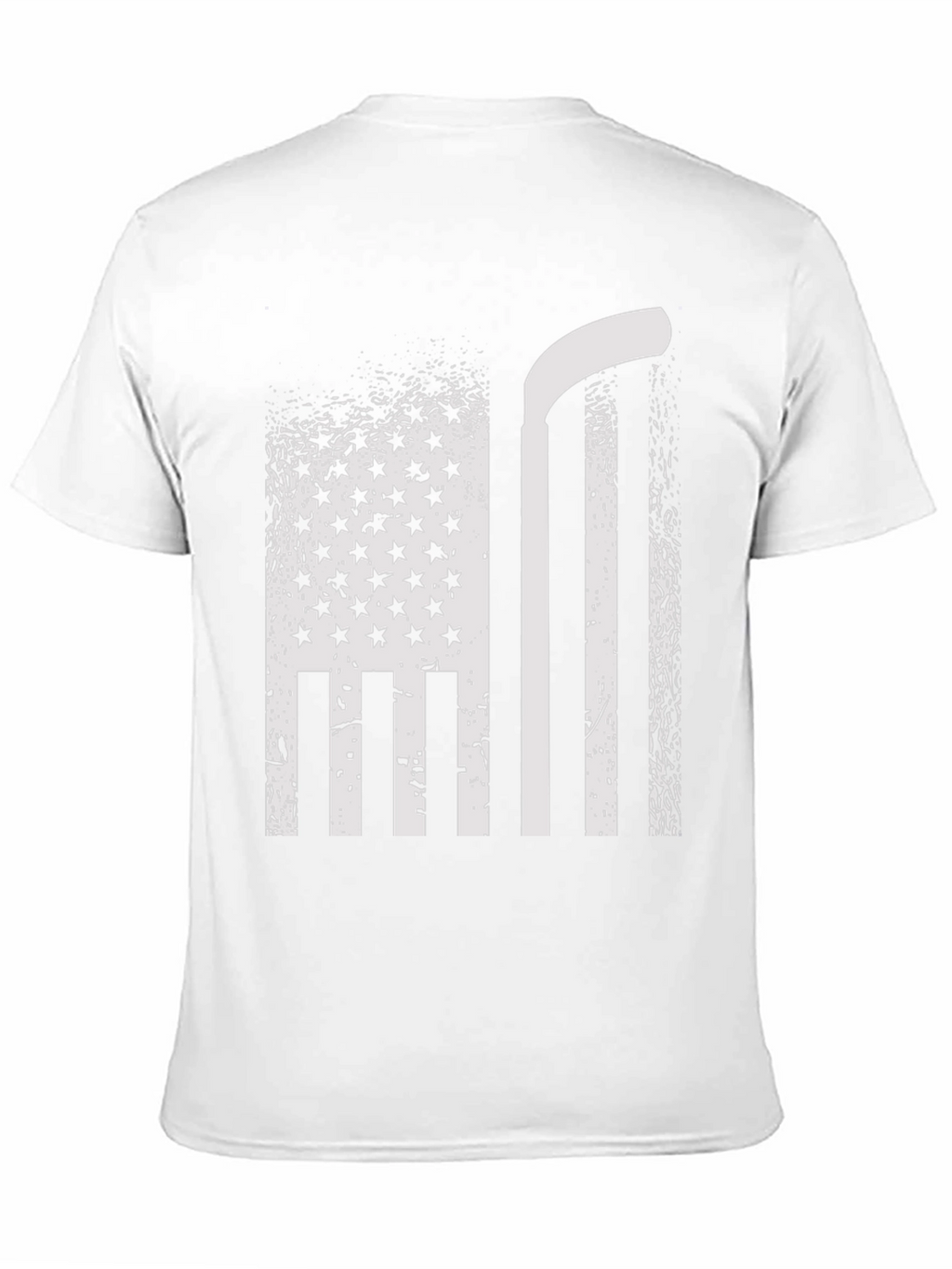 Hockey USA Flag Graphic T-Shirt - Patriotic Tee