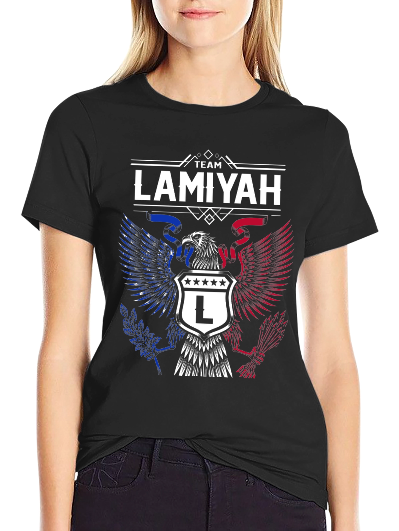 Team Lamiyah Patriotic Eagle T-Shirt