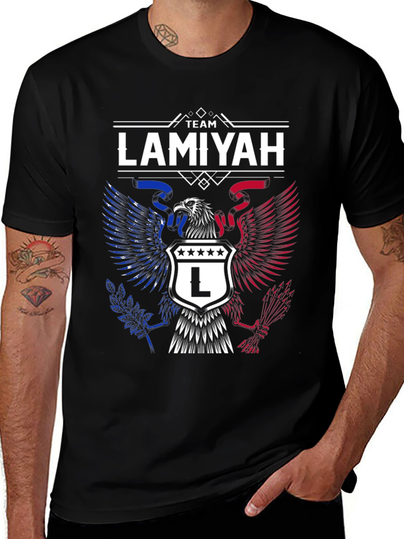 Team Lamiyah Patriotic Eagle T-Shirt
