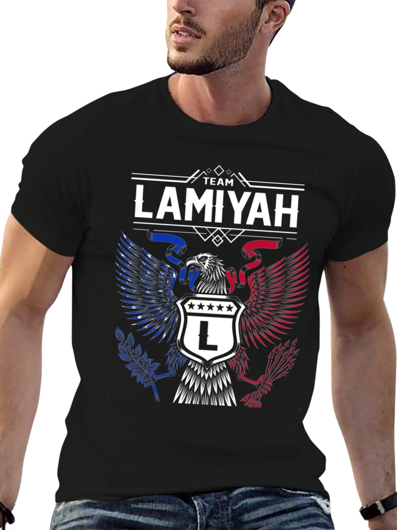 Team Lamiyah Patriotic Eagle T-Shirt