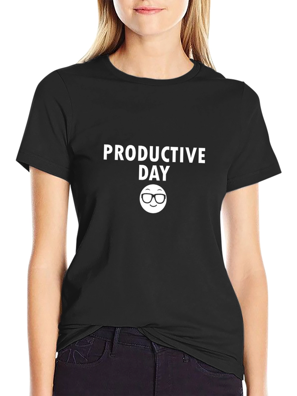 Productive Day Black T-Shirt