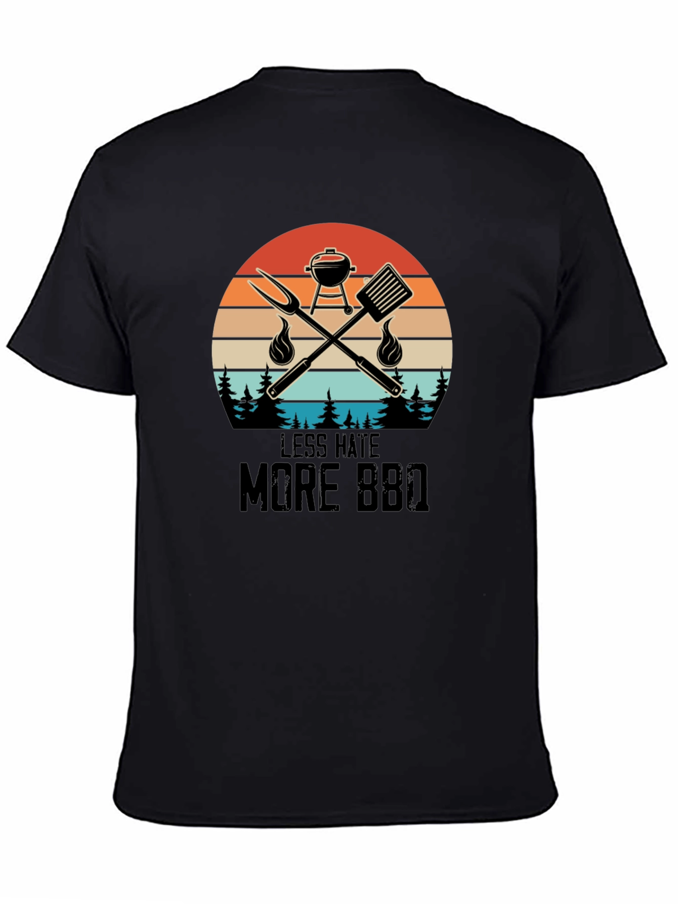 Less Hate More BBQ Graphic Tee