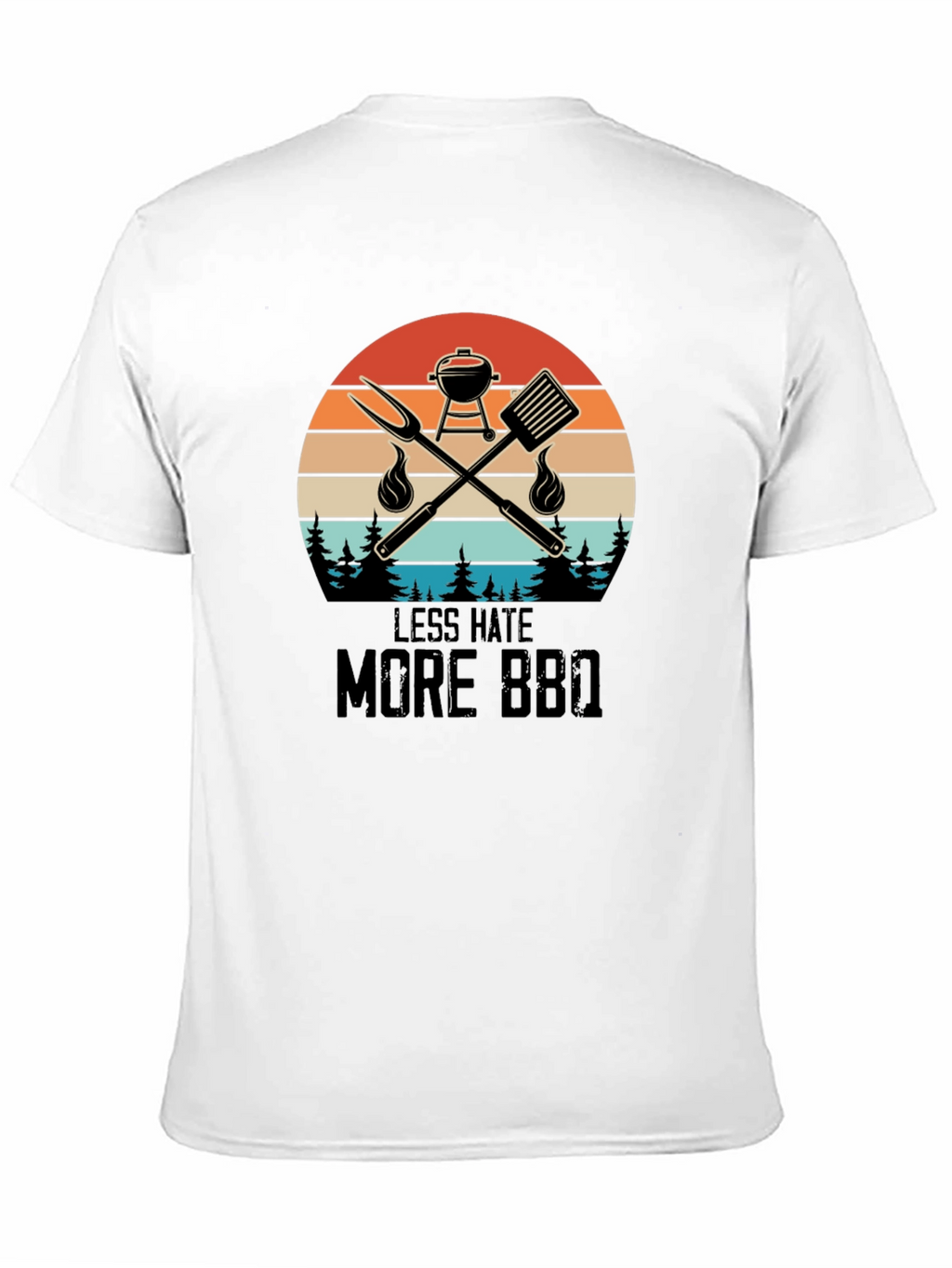 Less Hate More BBQ Graphic Tee