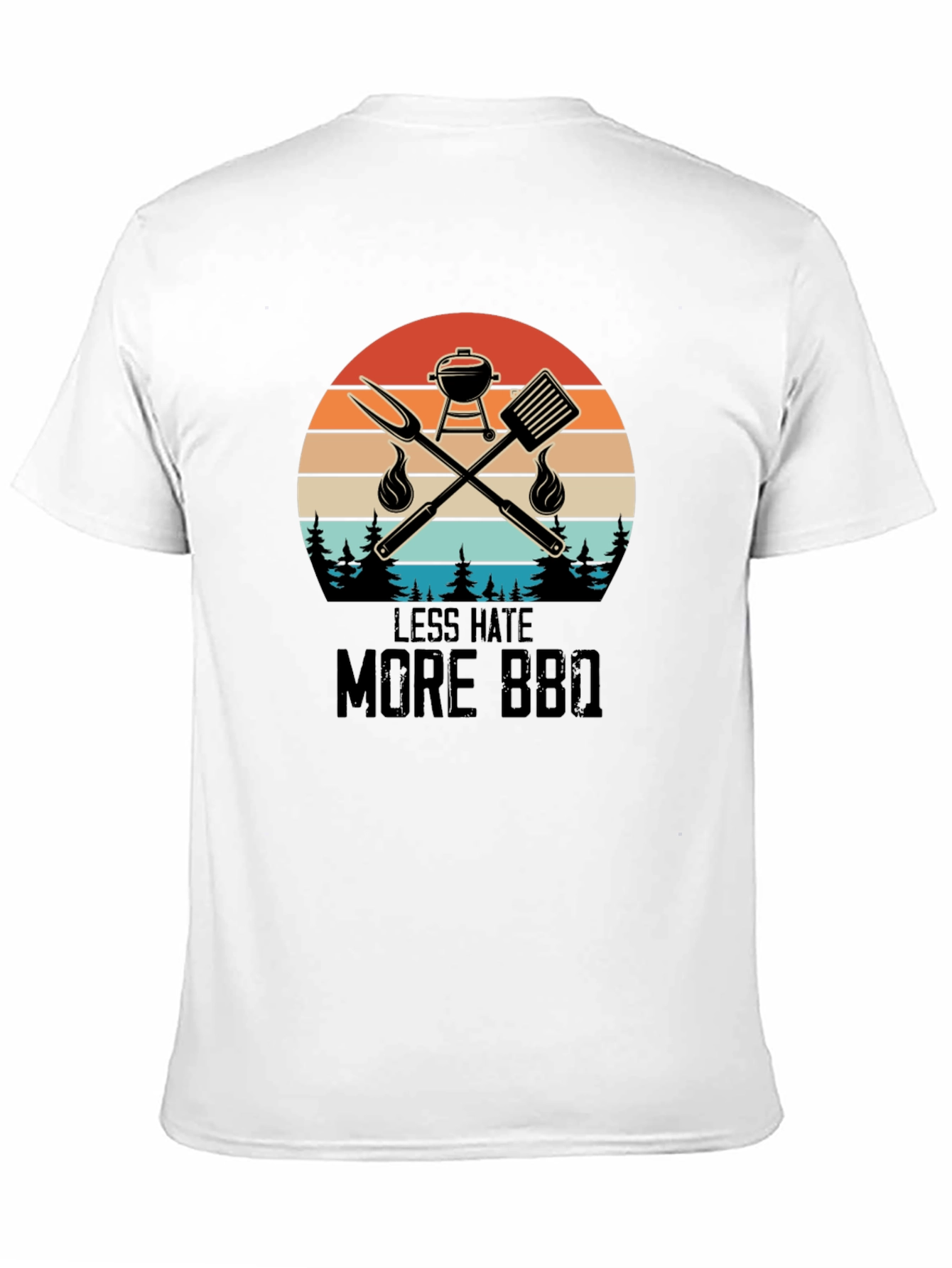 Less Hate More BBQ Graphic Tee