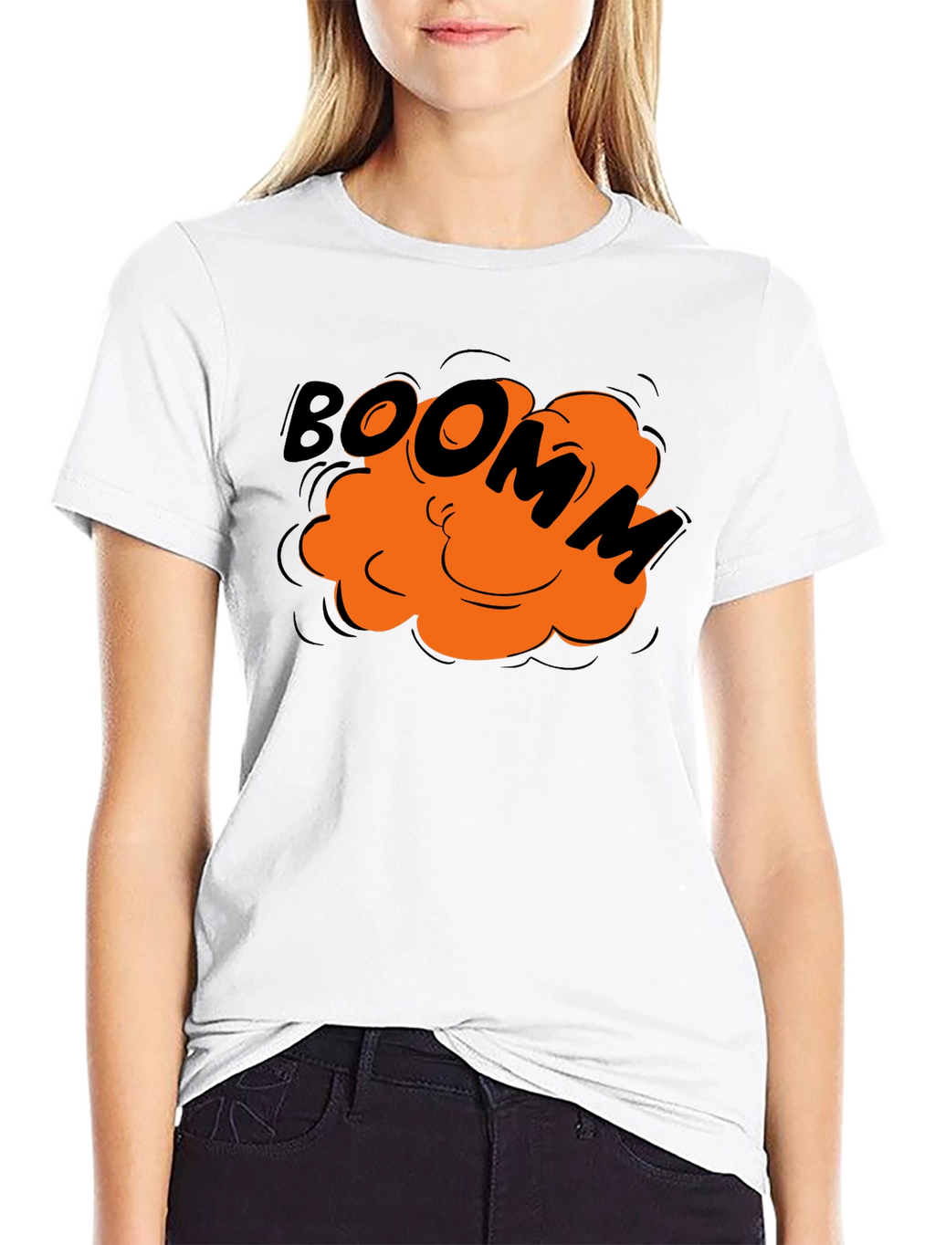 Boom Comic Graphic Tee - Black