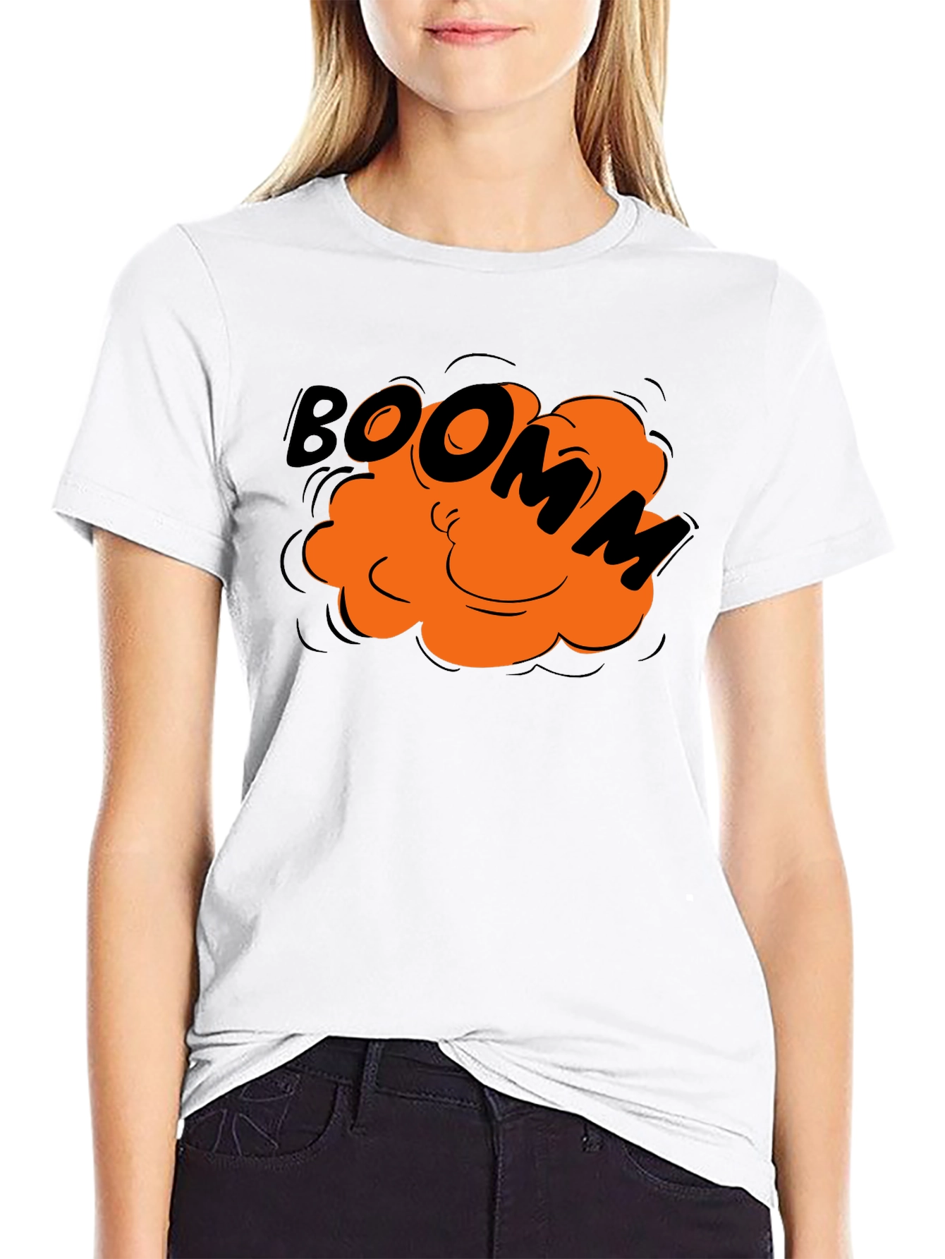 Boom Comic Graphic Tee - Black
