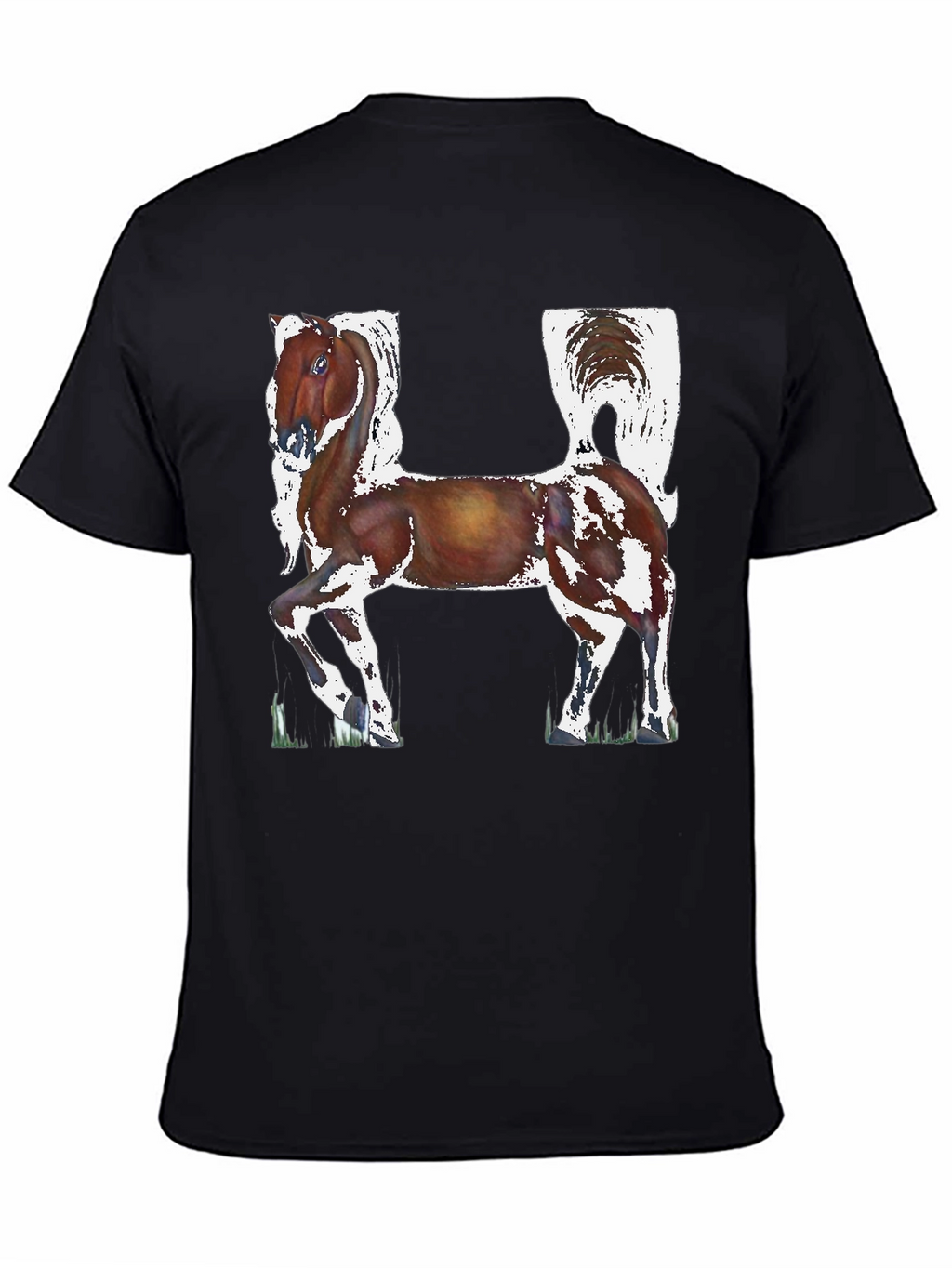 Horse Letter H Graphic Tee