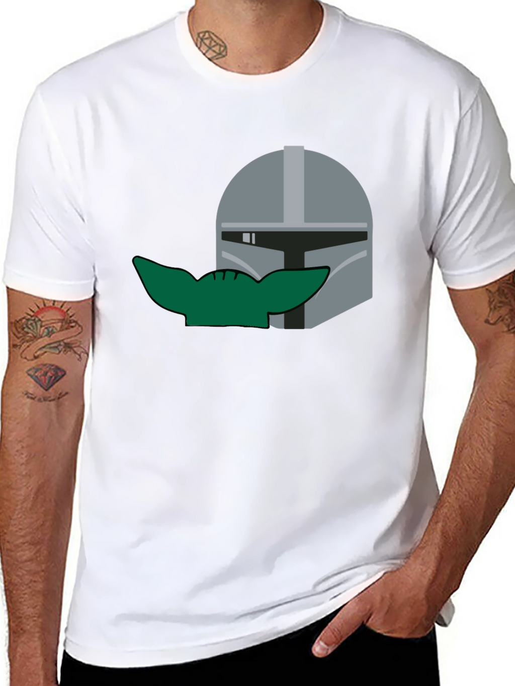 Mandalorian & Grogu Graphic T-Shirt