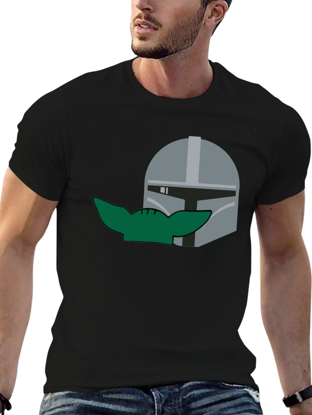 Mandalorian & Grogu Graphic T-Shirt