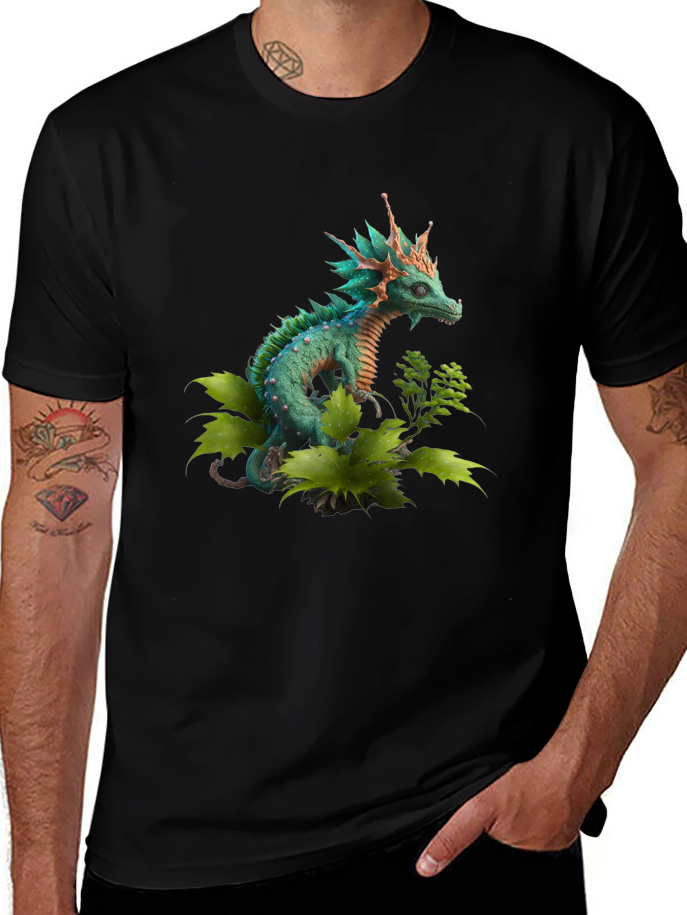 Dragon Graphic Tee - Unique Fantasy Design