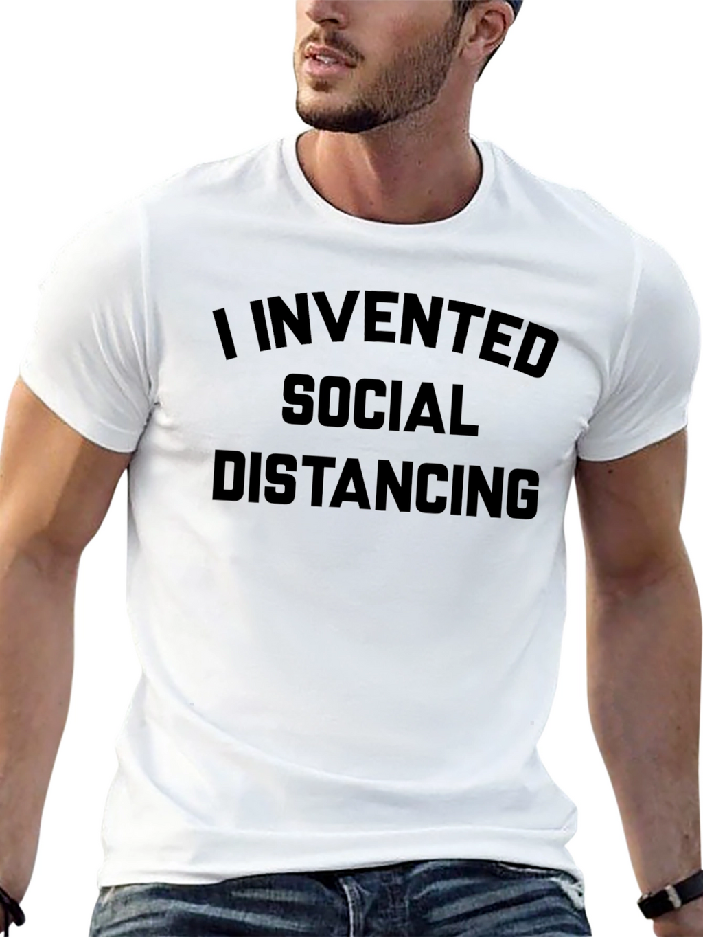 I Invented Social Distancing Graphic T-Shirt