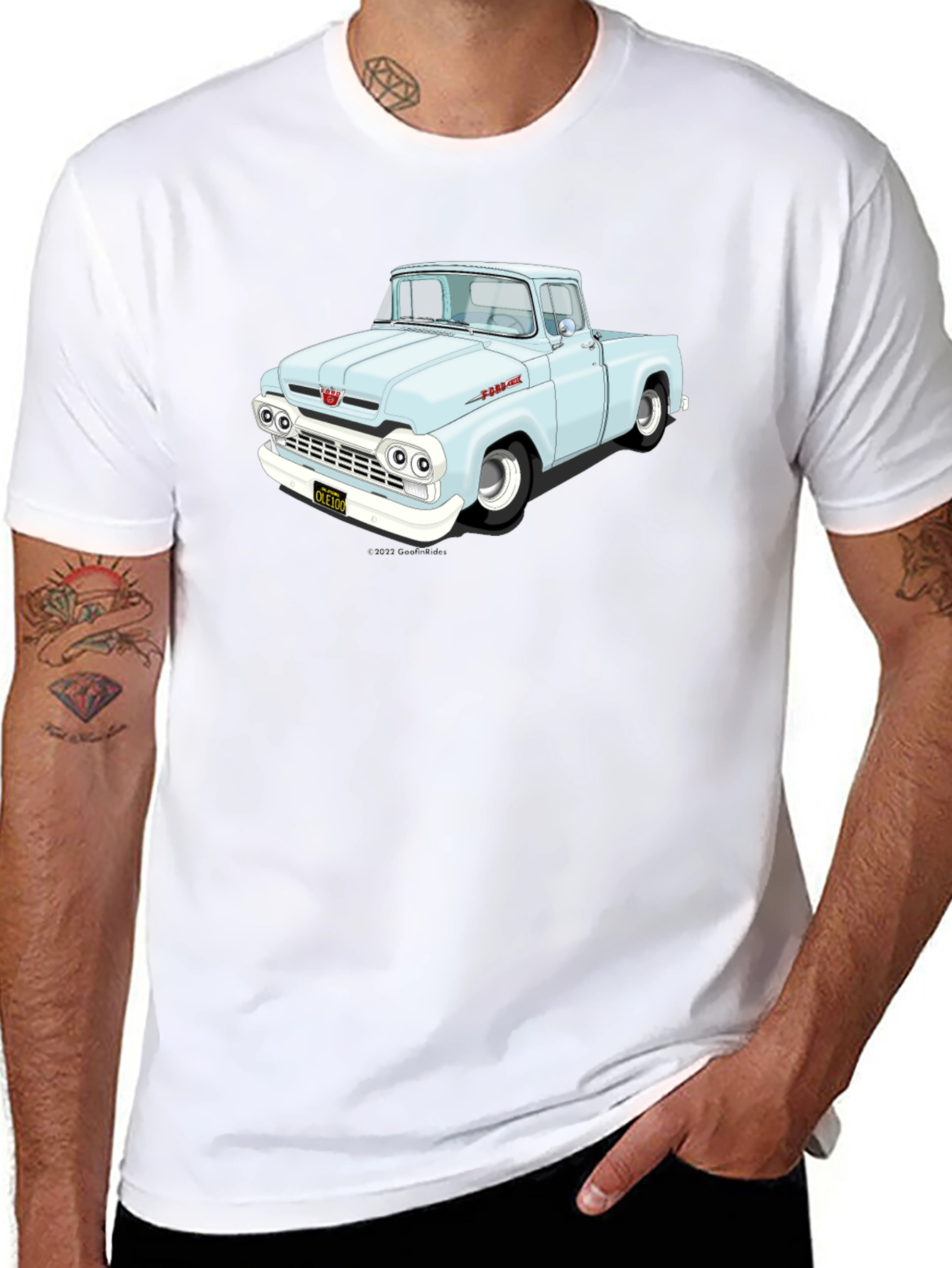 Classic Truck Graphic Tee - Black
