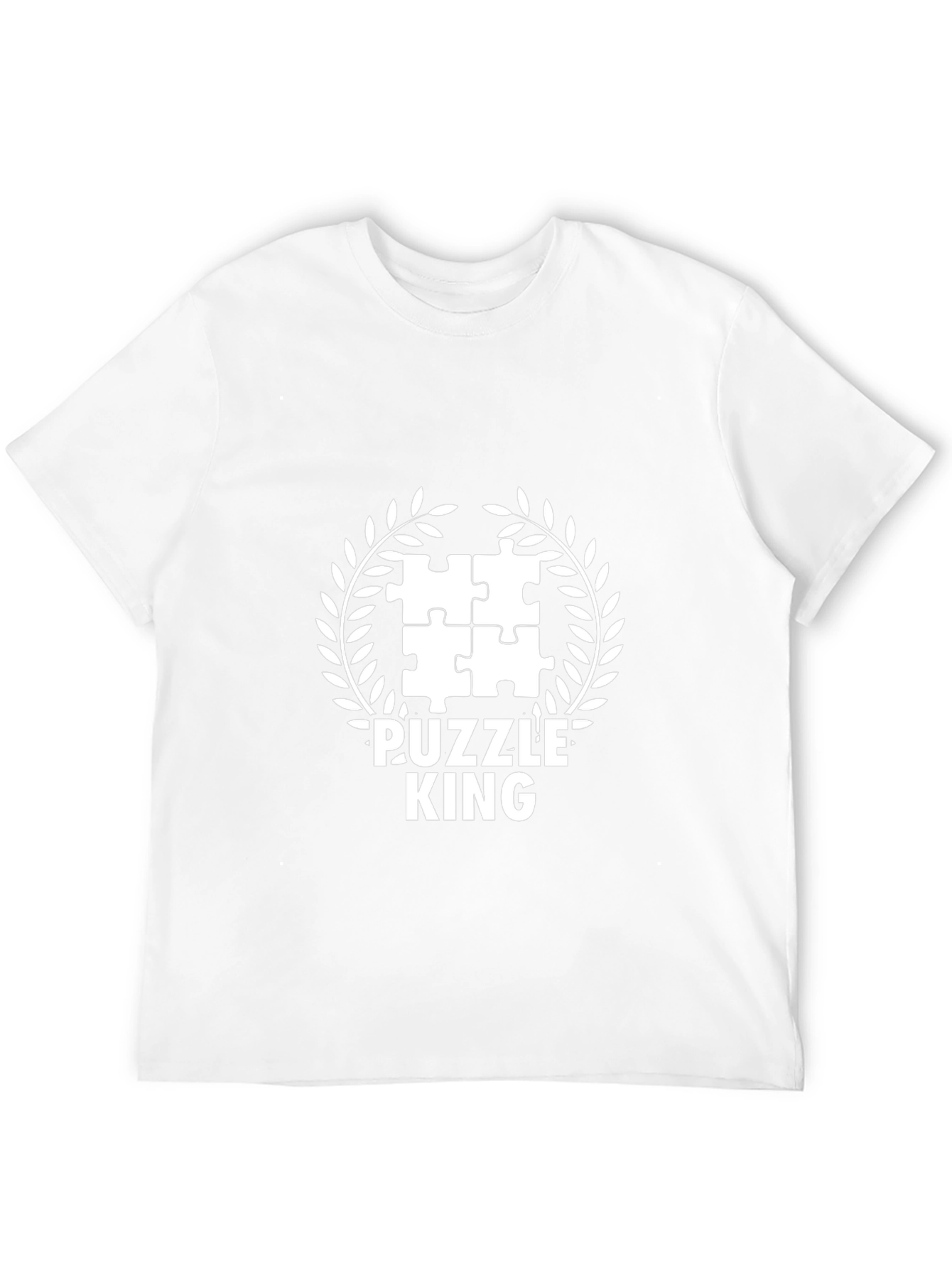 Puzzle King T-Shirt - Black Graphic Tee