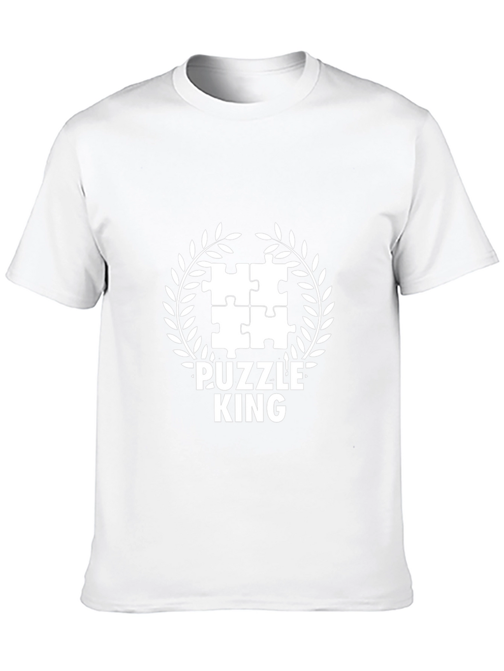 Puzzle King T-Shirt - Black Graphic Tee