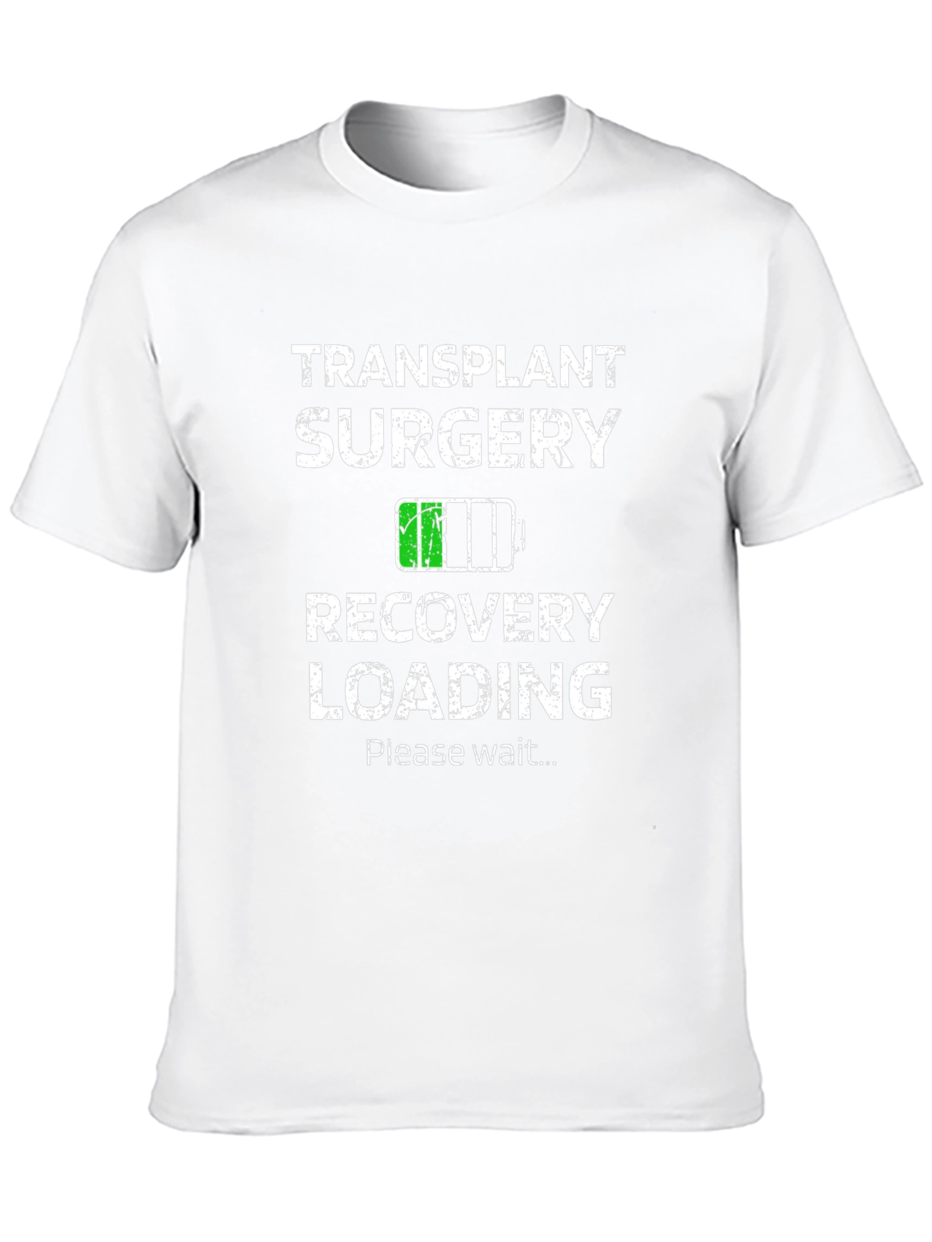 Transplant Surgery Recovery Loading Graphic T-Shirt